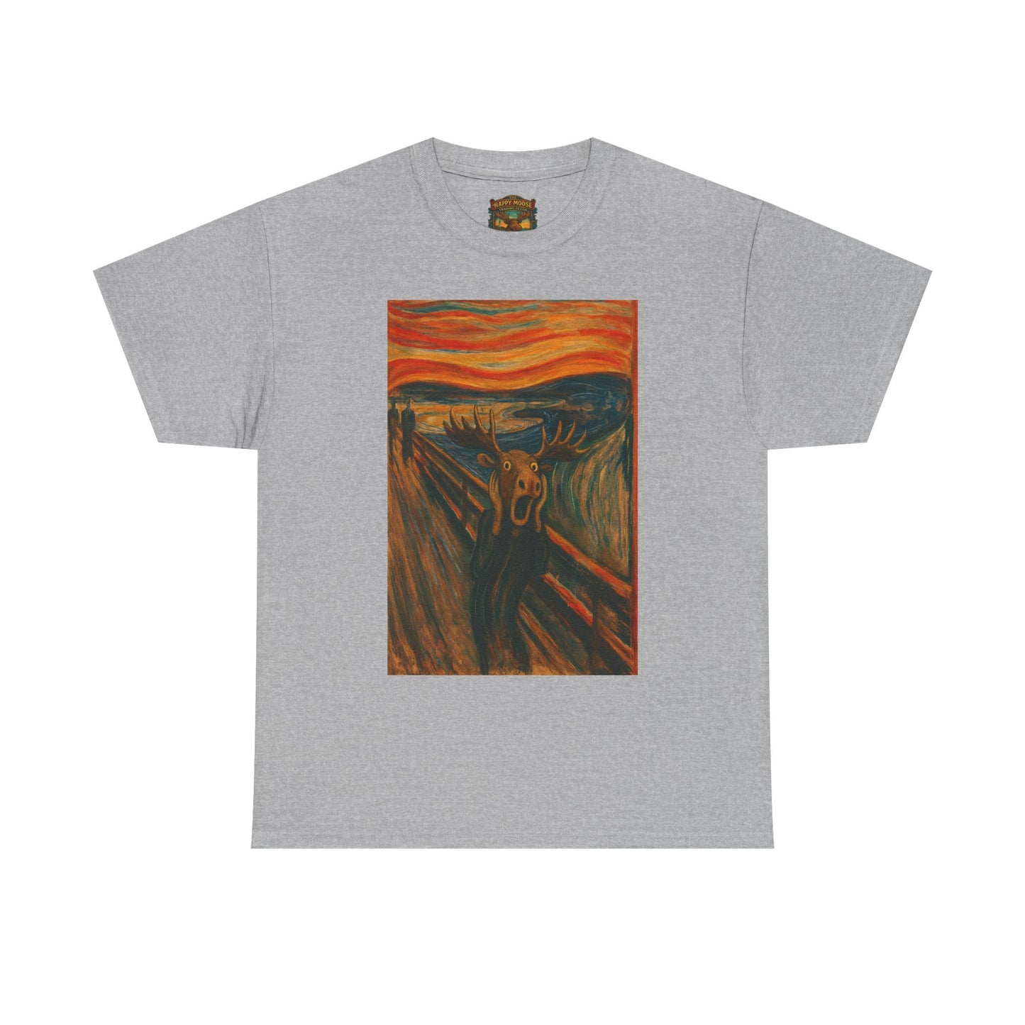 The Scream Art Print T‑Shirt — Vintage Expressionist Graphic Tee