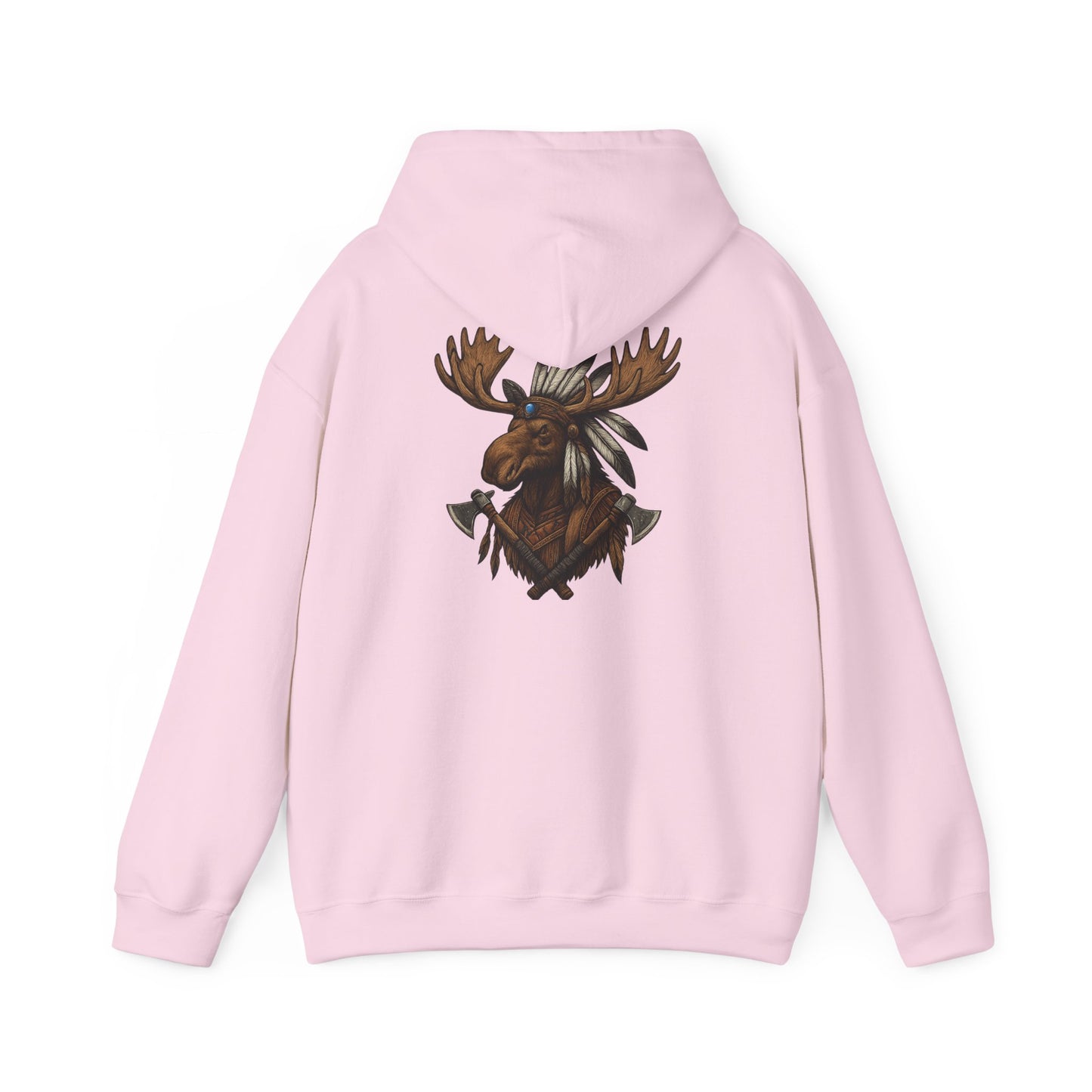 Indian Warrior Moose Hoodie