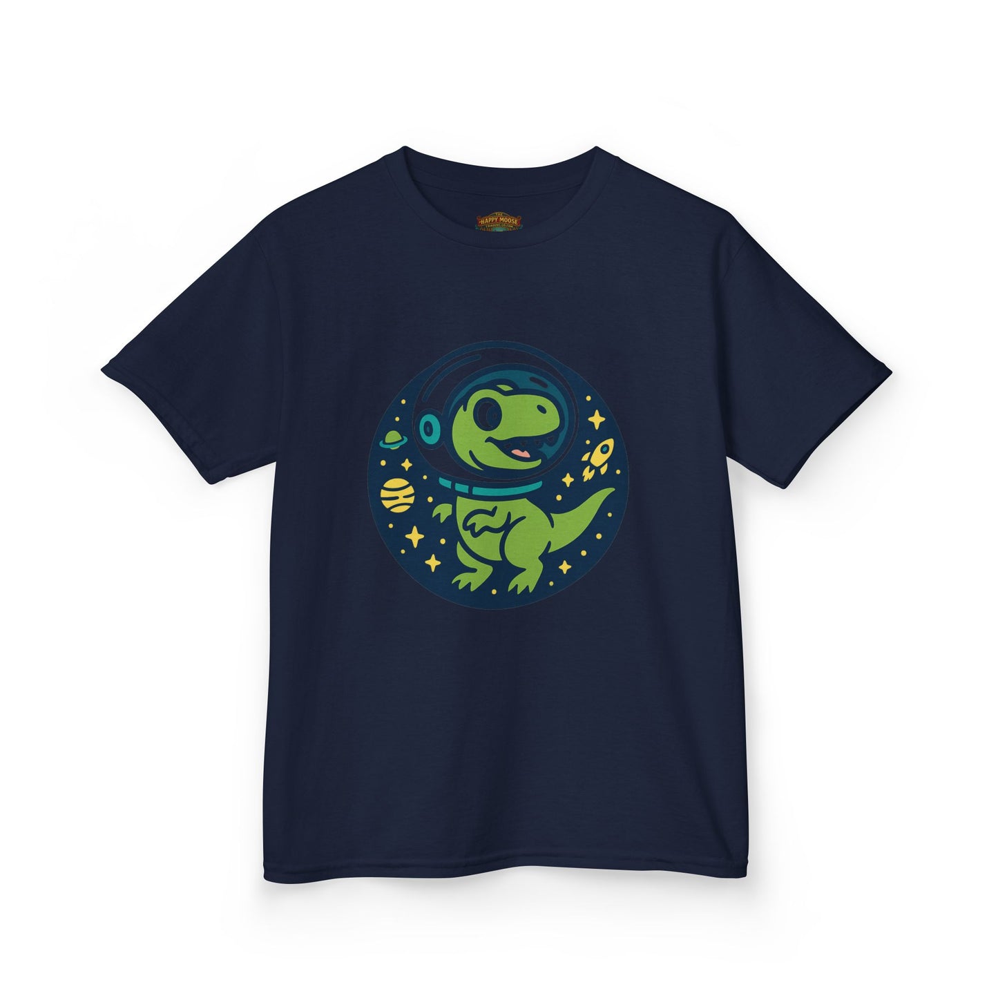 Kids Tee — Space Dino Astronaut Graphic