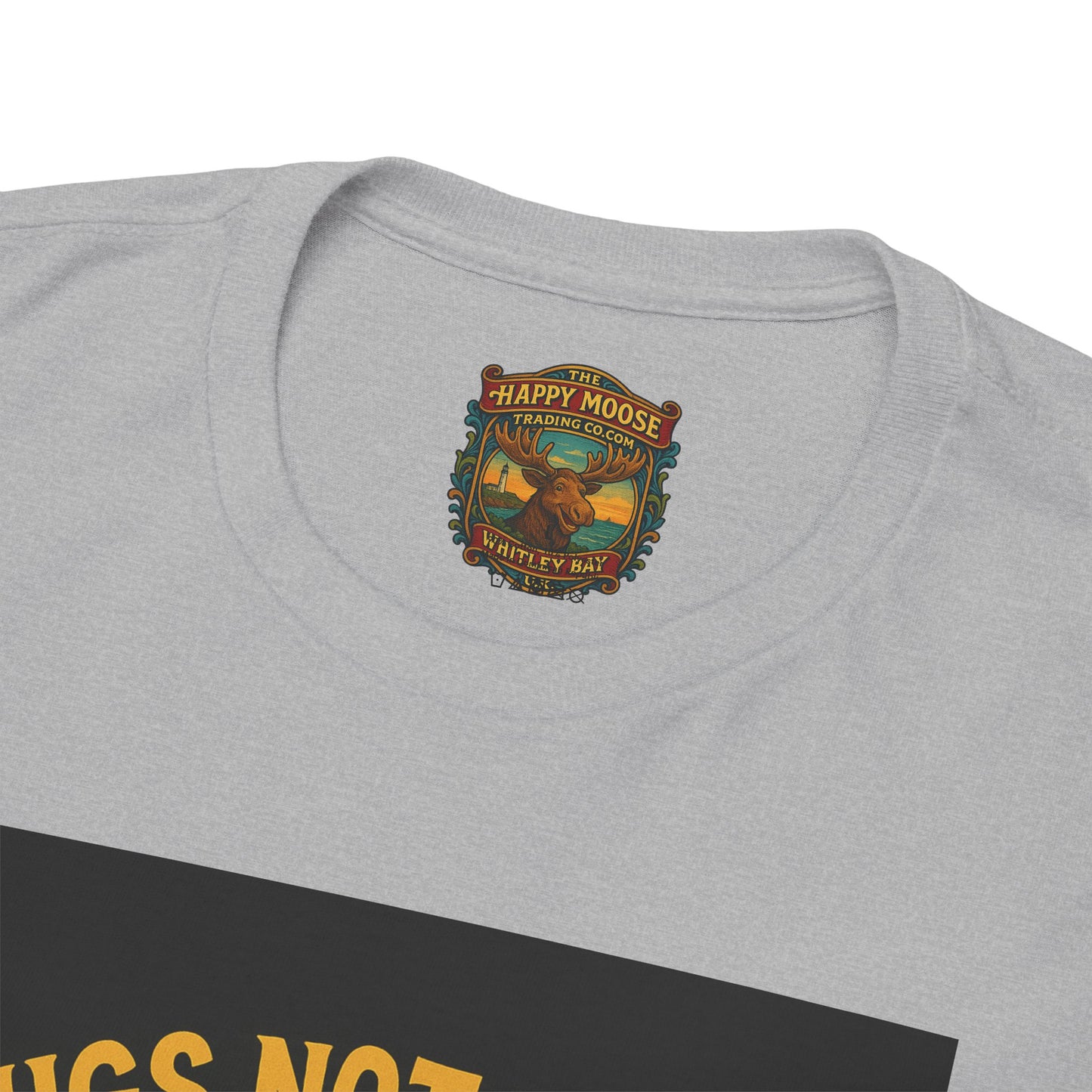 Pugs Not Drugs T-Shirt | Funny Pug Anti-Drug Design