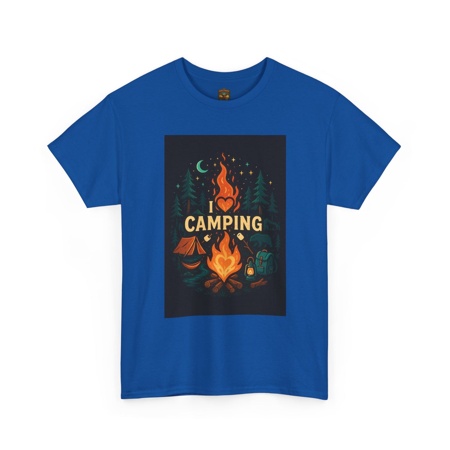 Camping Campfire Graphic Tee | Outdoor Adventure Shirt