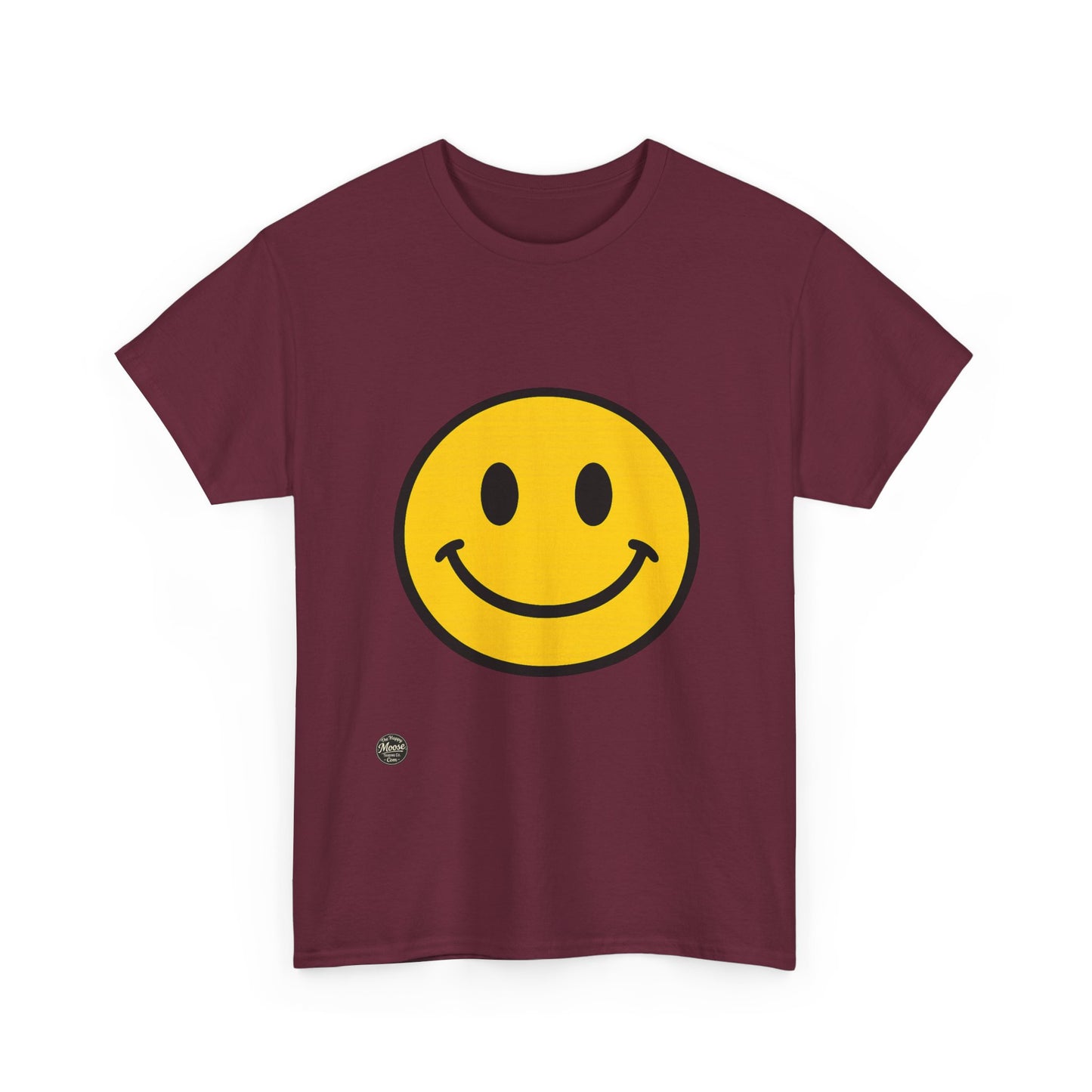 Smiley Face Graphic Tee — Retro Happy Emoji T-Shirt