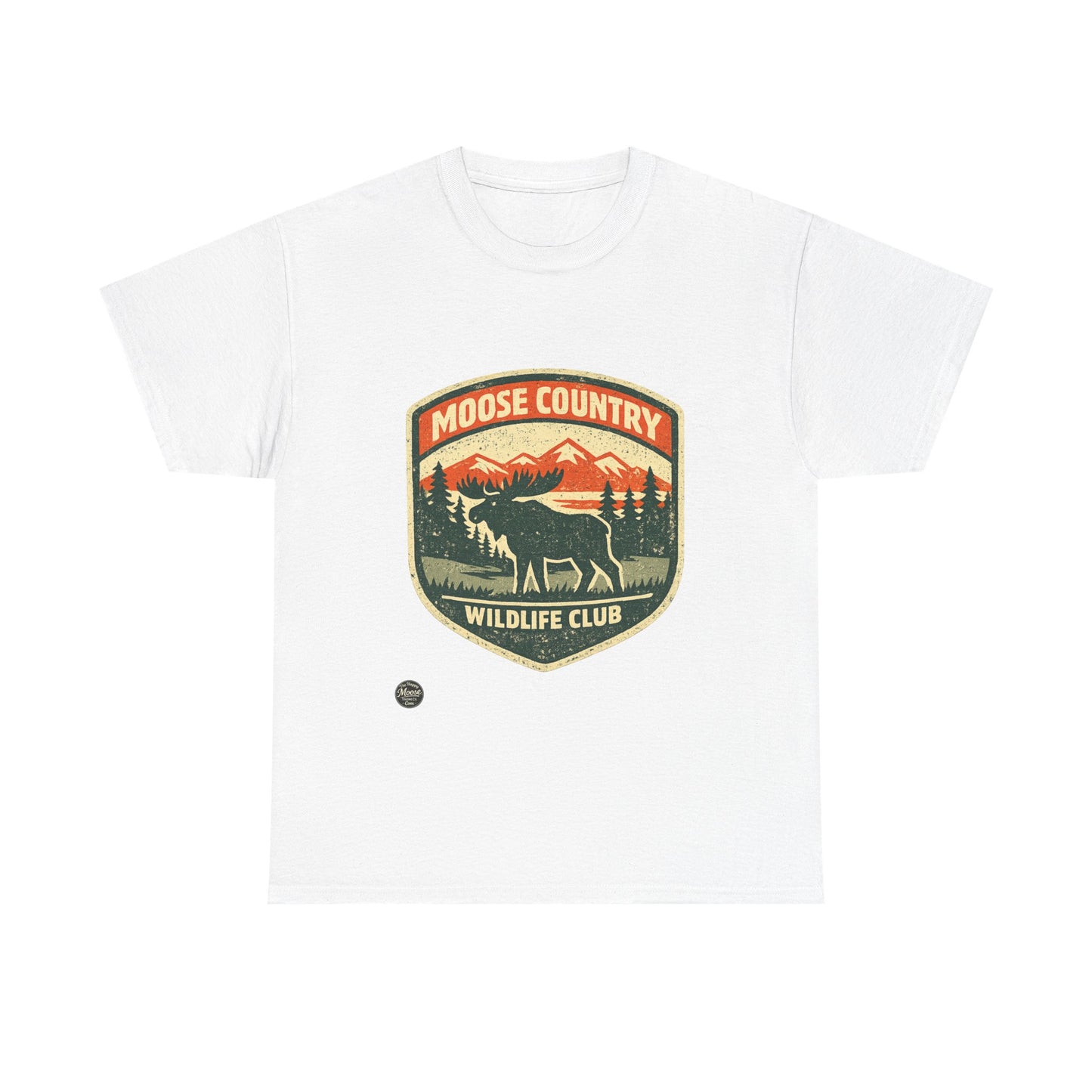 Moose Country Wildlife Club T-Shirt — Outdoor Hunting & Nature Tee