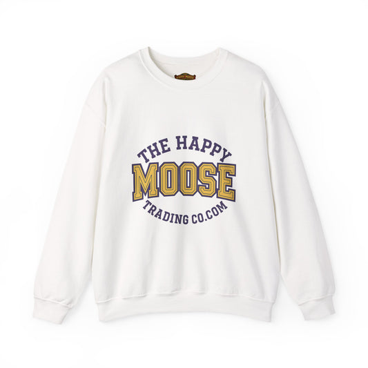 Happy Moose Crewneck Sweatshirt — Vintage Trading Co. Logo