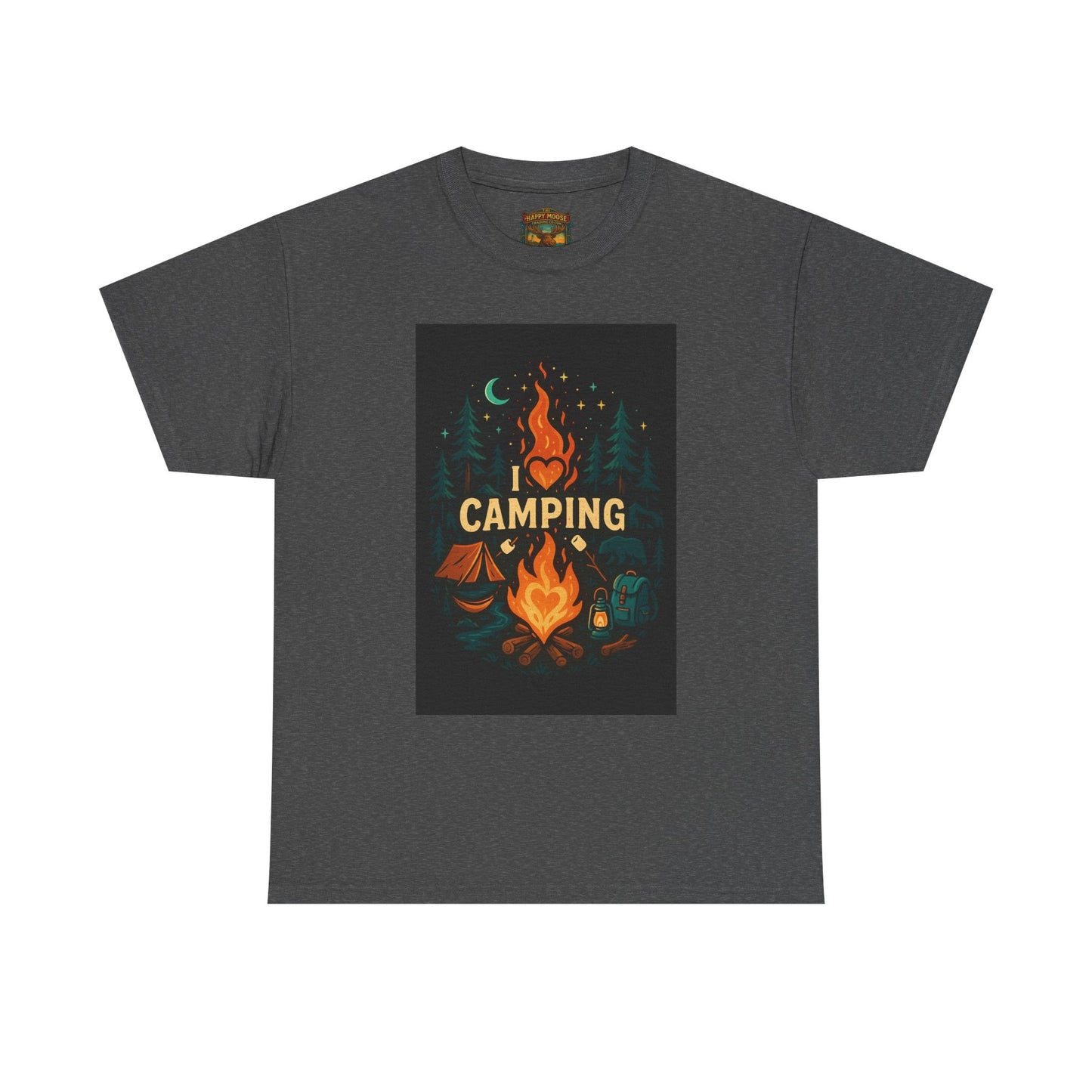 Camping Campfire Graphic Tee | Outdoor Adventure Shirt