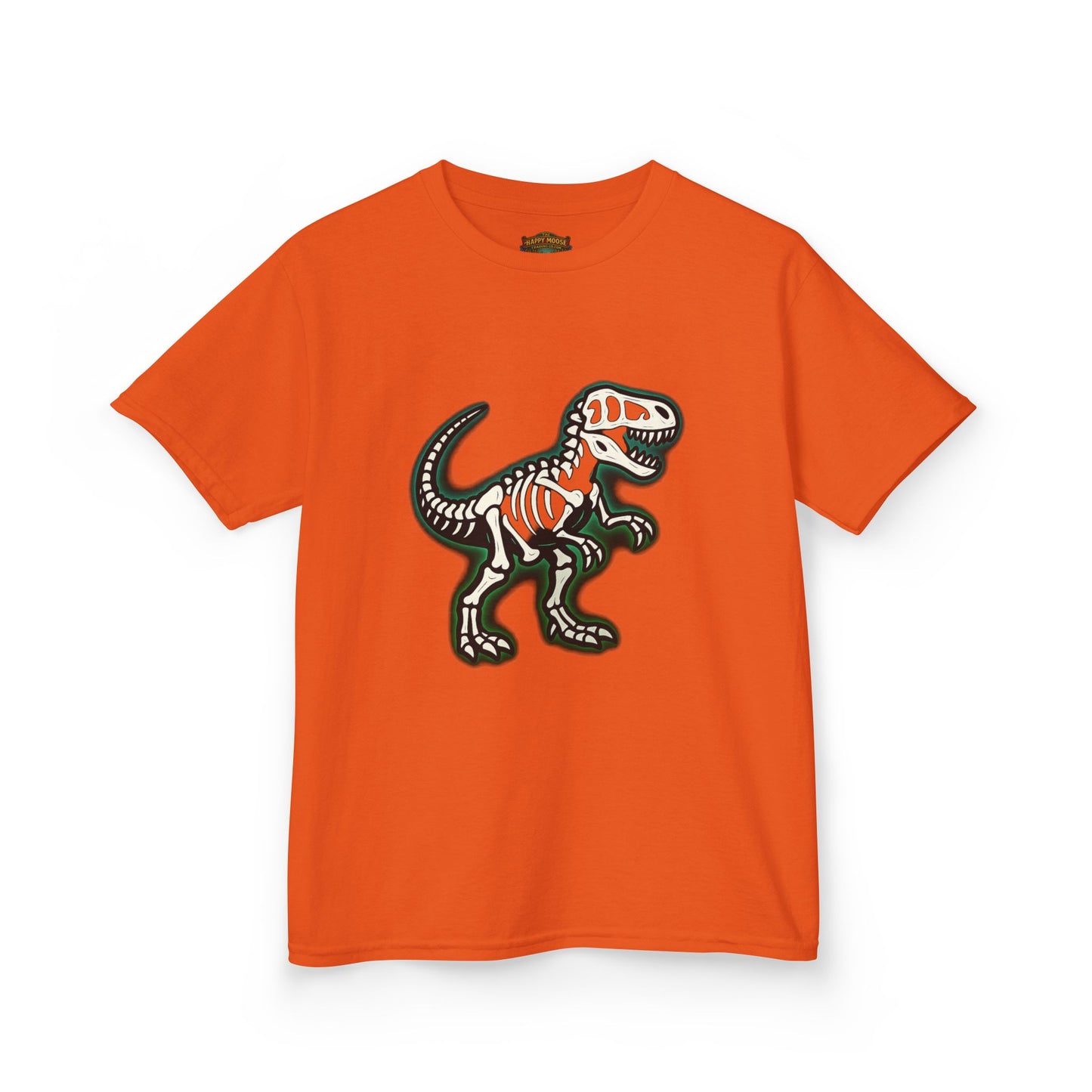 Kids T-Shirt — Dino Skeleton Graphic Tee for Boys & Girls