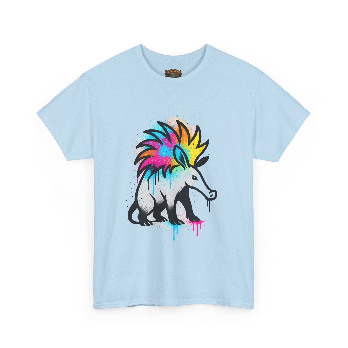 Porcupine Graffiti T-Shirt — Colorful Street Art Animal Tee