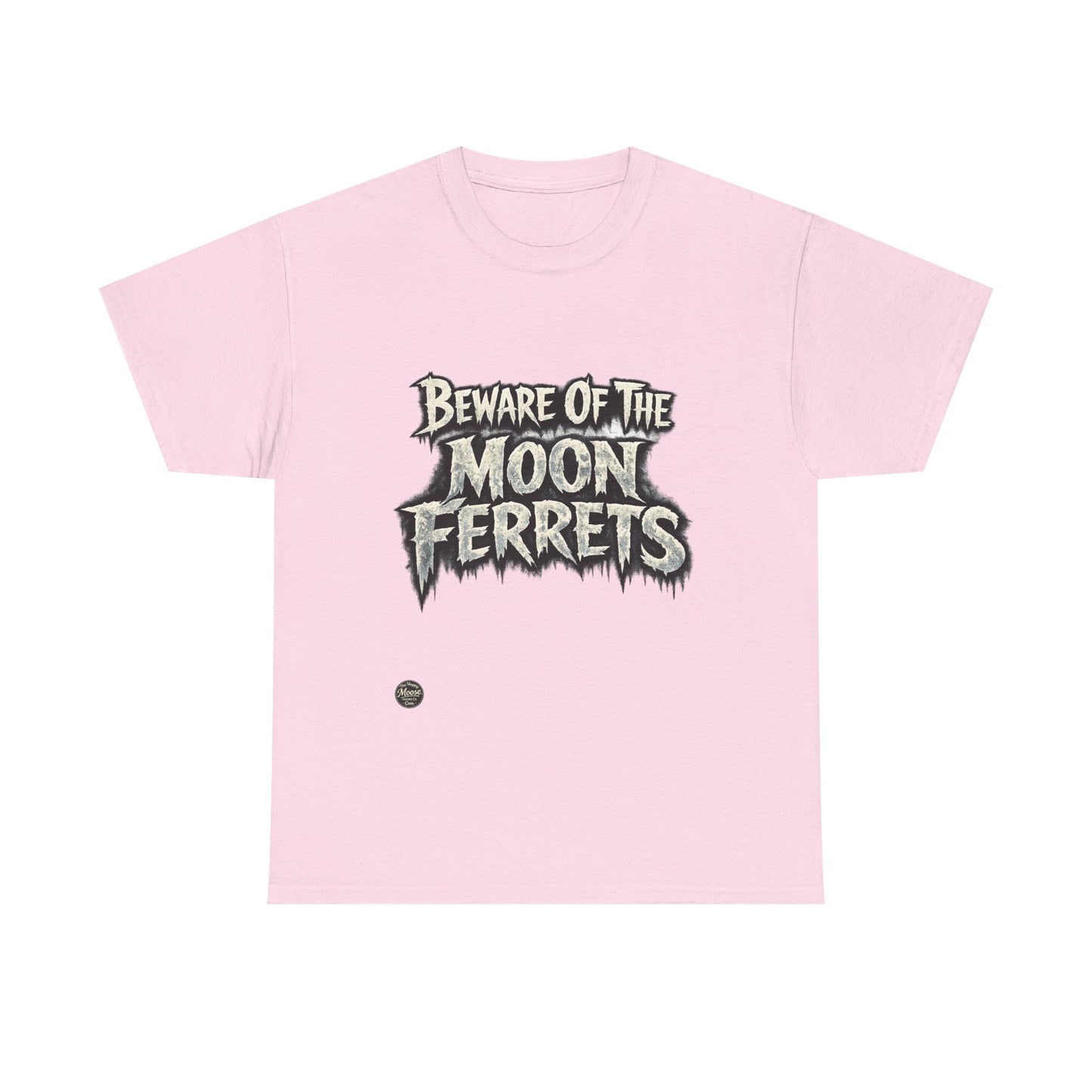 Beware of the Moon Ferrets T-Shirt — Cute Spooky Ferret Graphic Tee