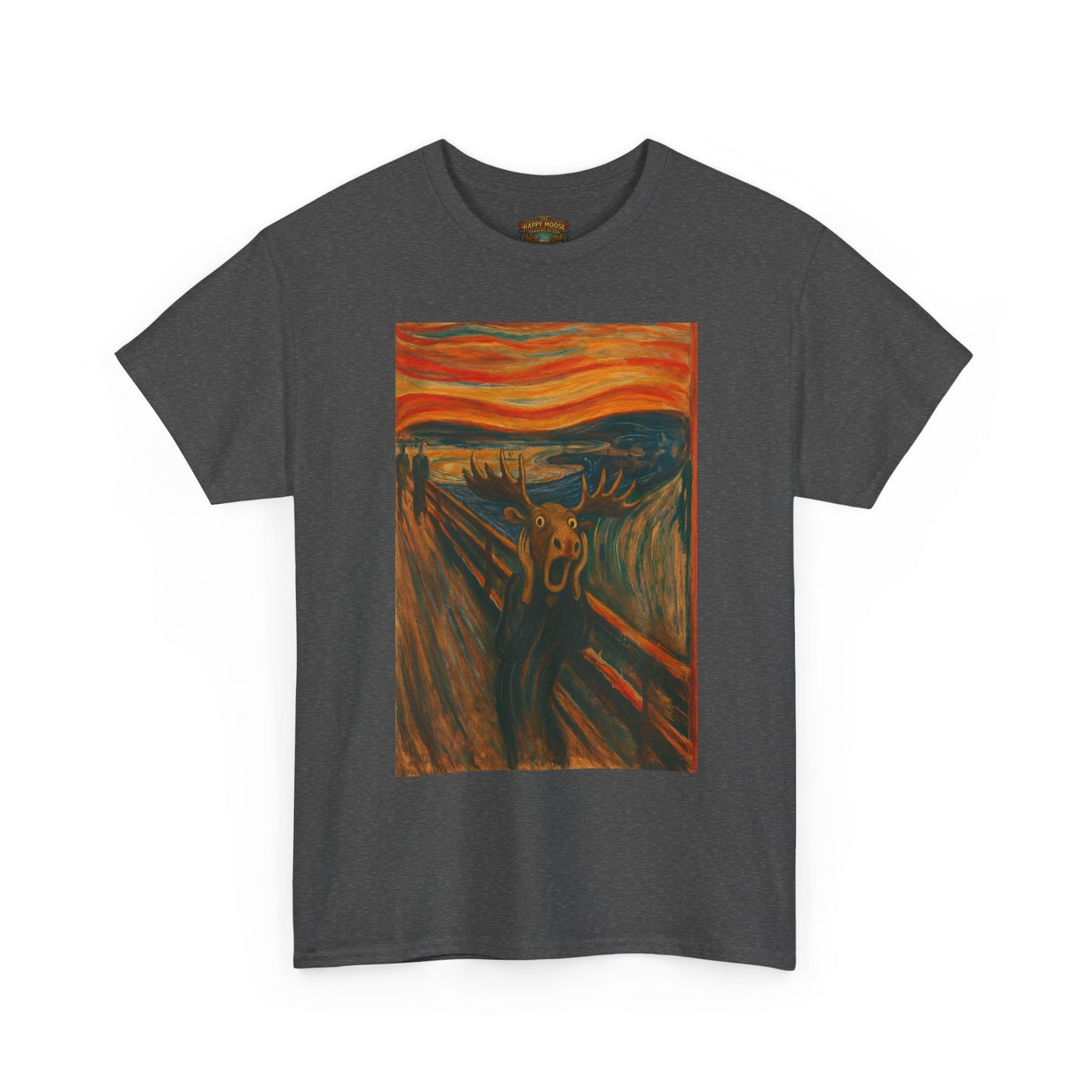 The Scream Art Print T‑Shirt — Vintage Expressionist Graphic Tee