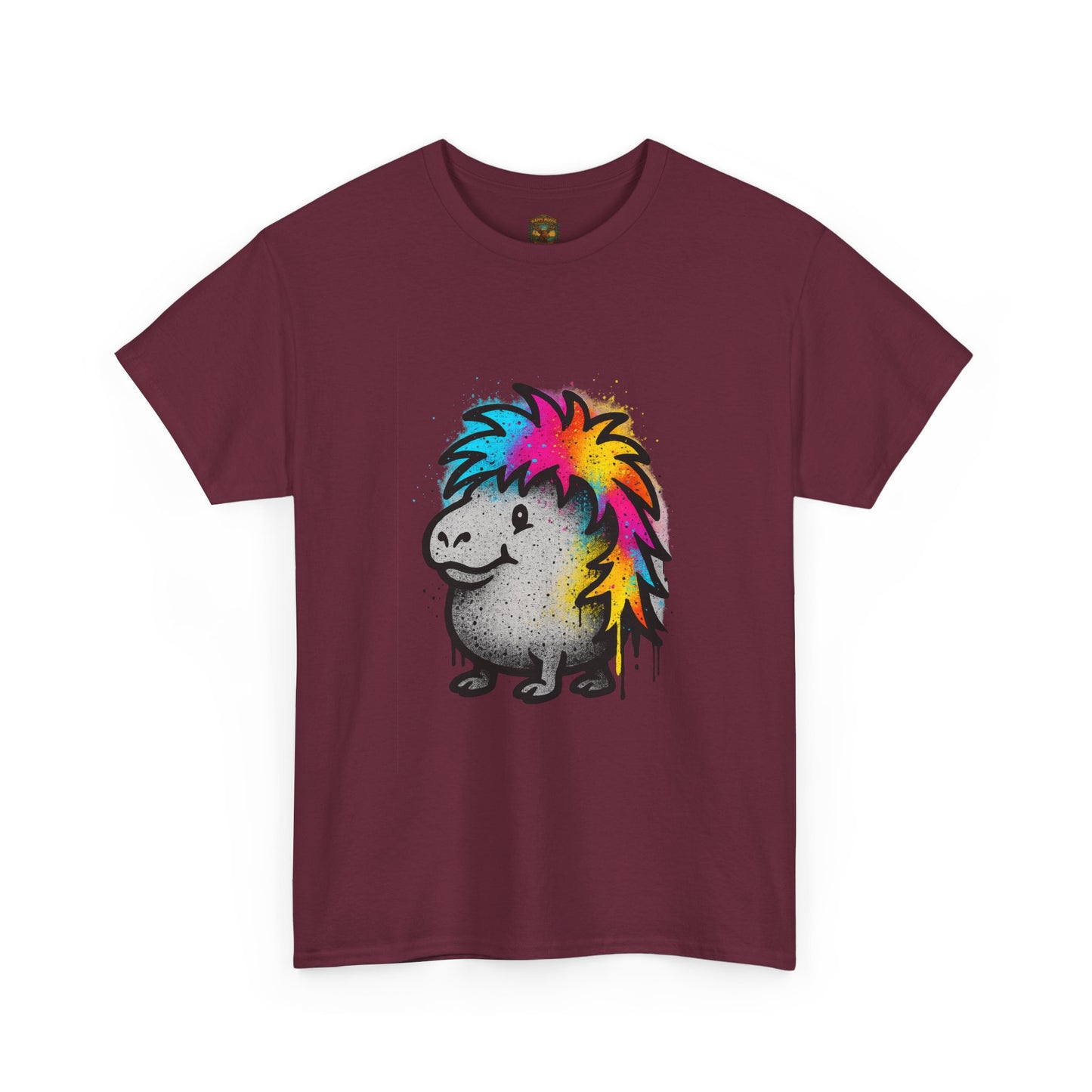 Rainbow Mohawk Quokka T-Shirt — Cute Colorful Quokka Tee