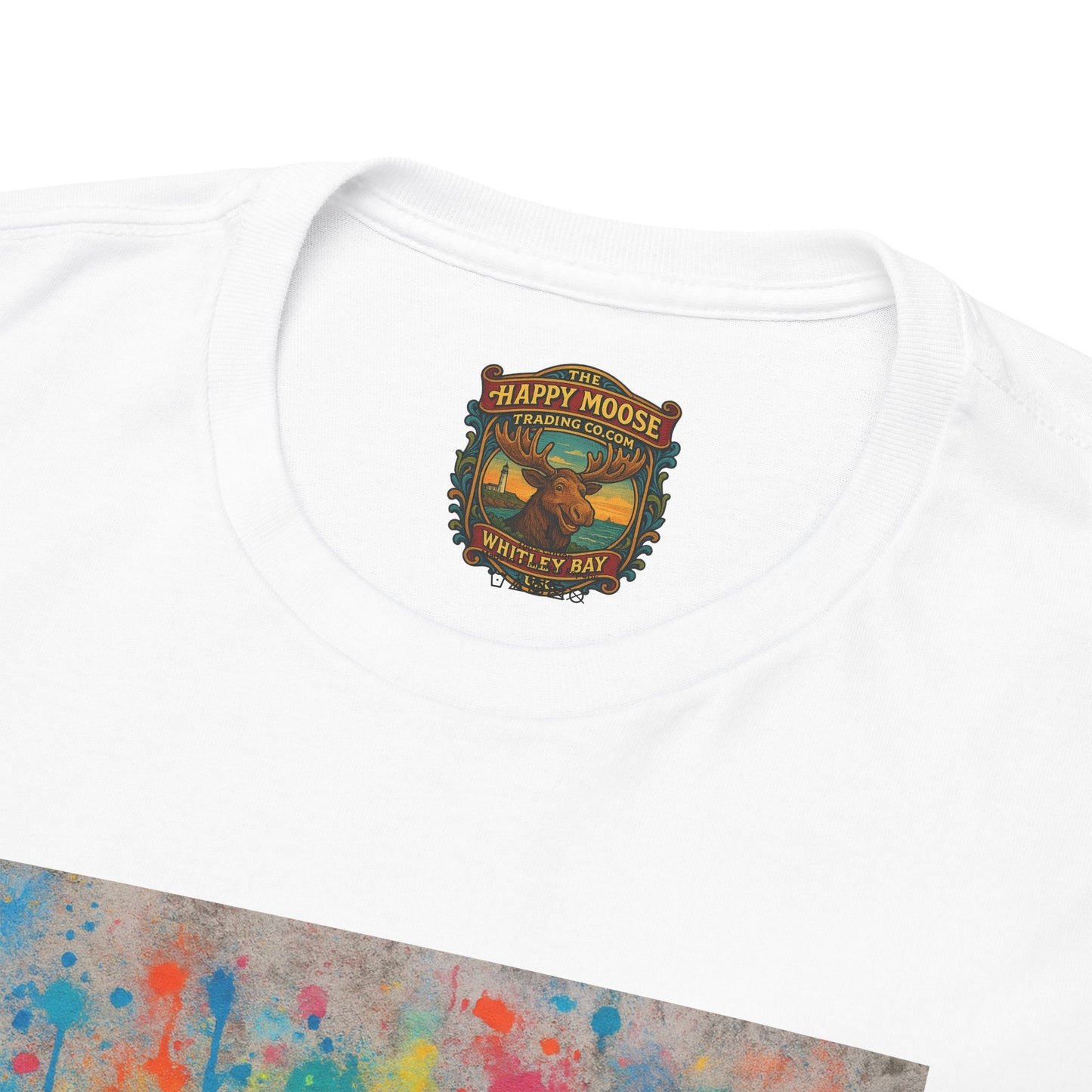 Psychedelic Highland Cow T-Shirt | Retro Rainbow Cow Art 8