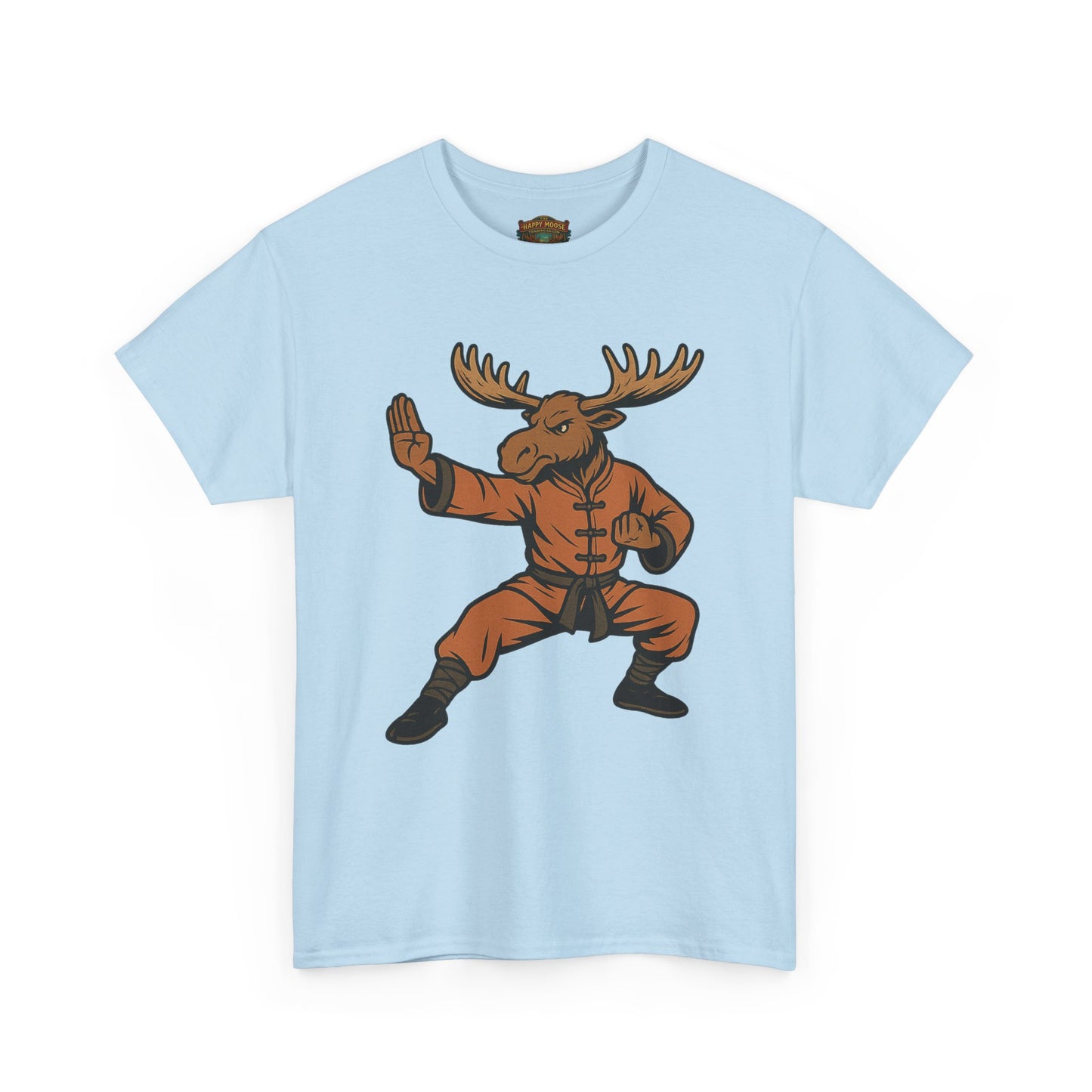 Moose Lee Kung Fu T-Shirt — Martial Arts Moose Graphic Tee