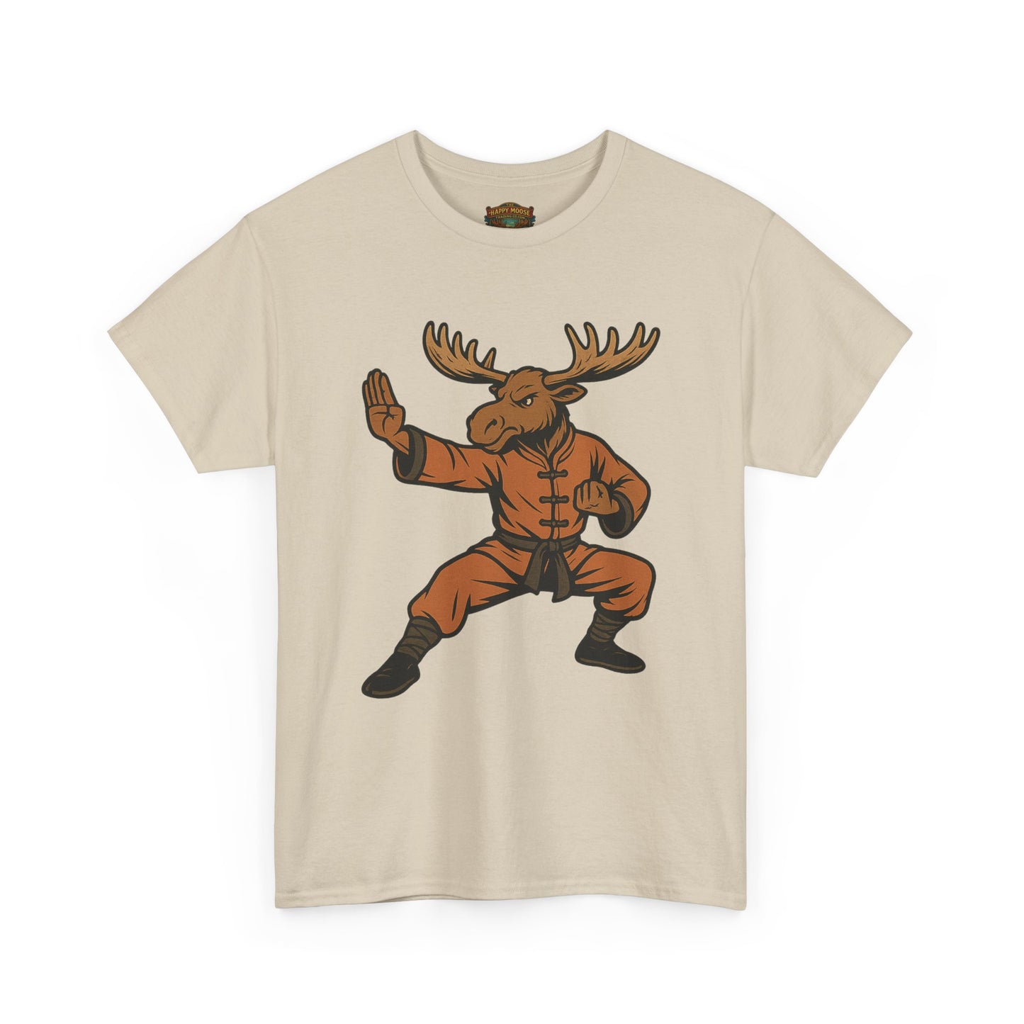 Moose Lee Kung Fu T-Shirt — Martial Arts Moose Graphic Tee
