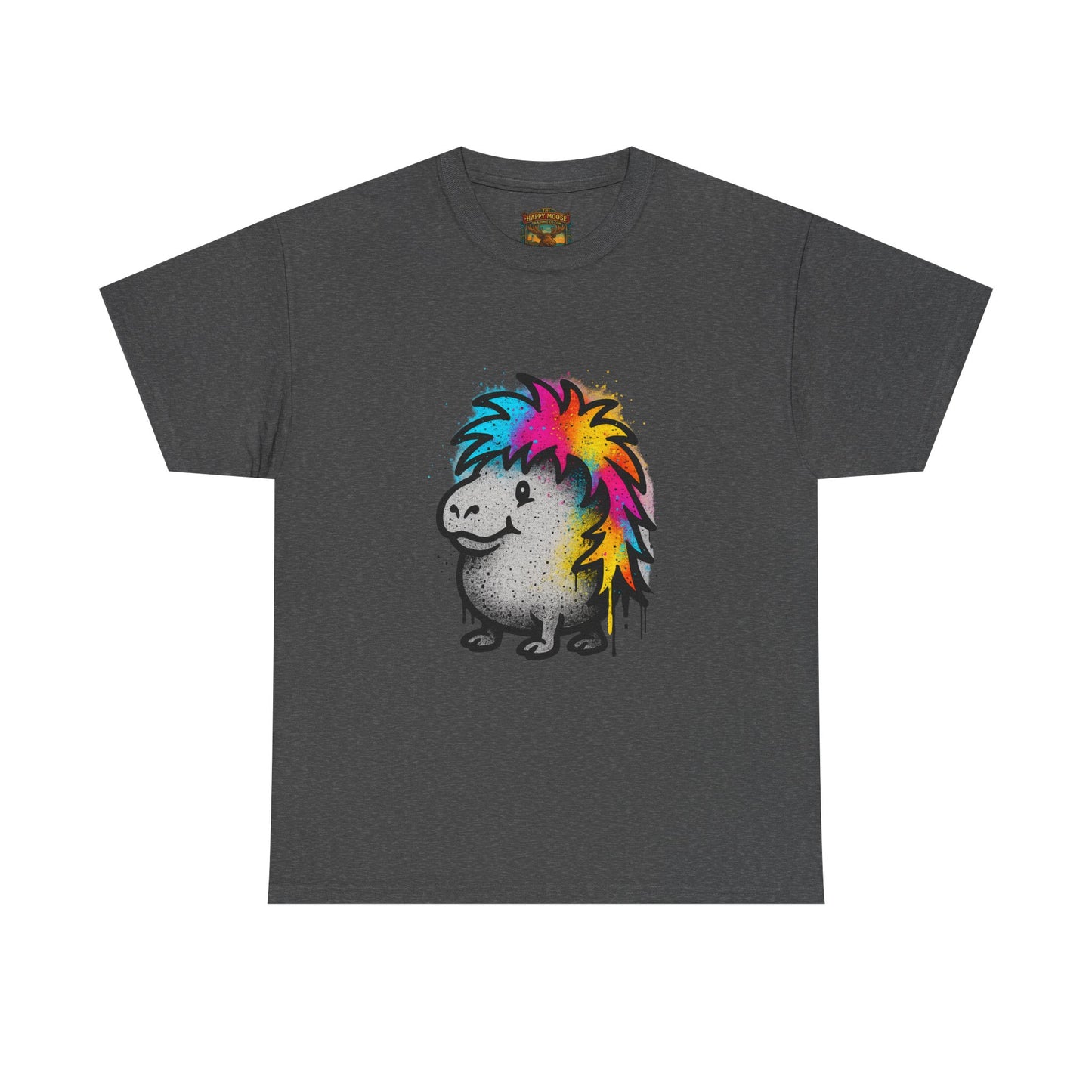 Rainbow Mohawk Quokka T-Shirt — Cute Colorful Quokka Tee