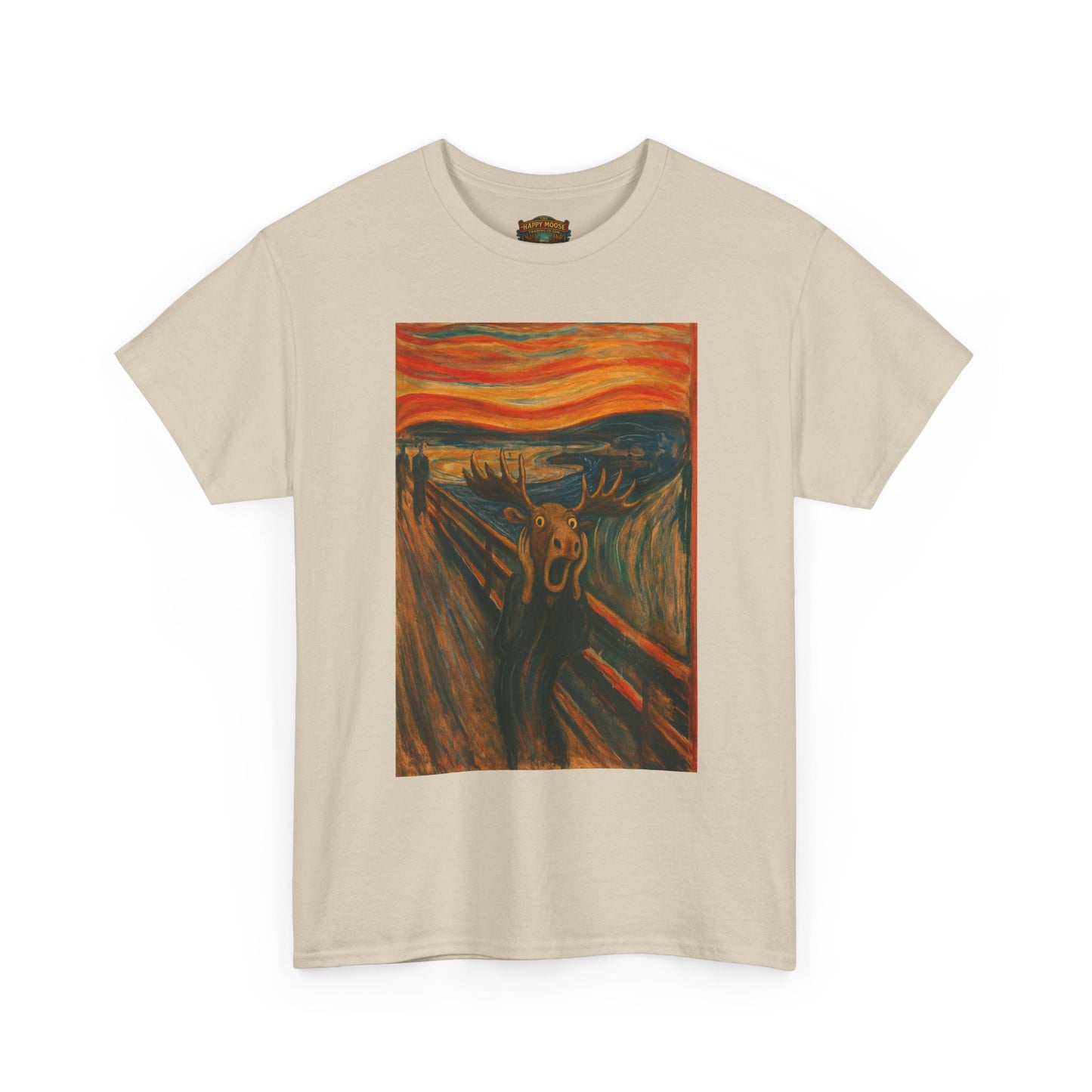 The Scream Art Print T‑Shirt — Vintage Expressionist Graphic Tee