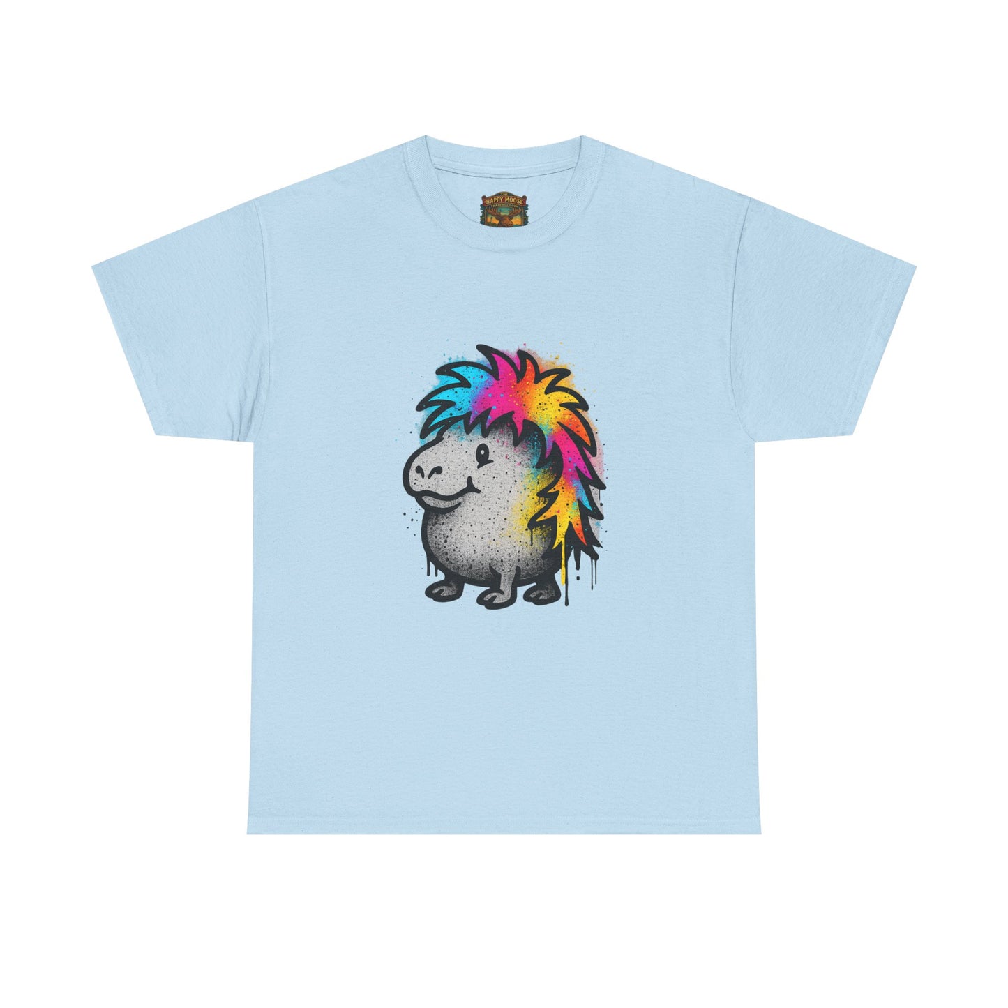 Rainbow Mohawk Quokka T-Shirt — Cute Colorful Quokka Tee