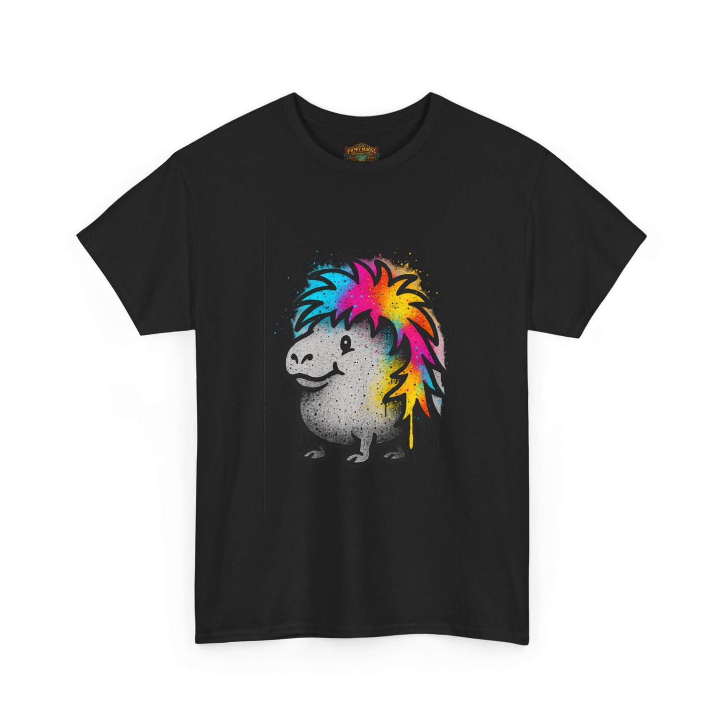 Rainbow Mohawk Quokka T-Shirt — Cute Colorful Quokka Tee
