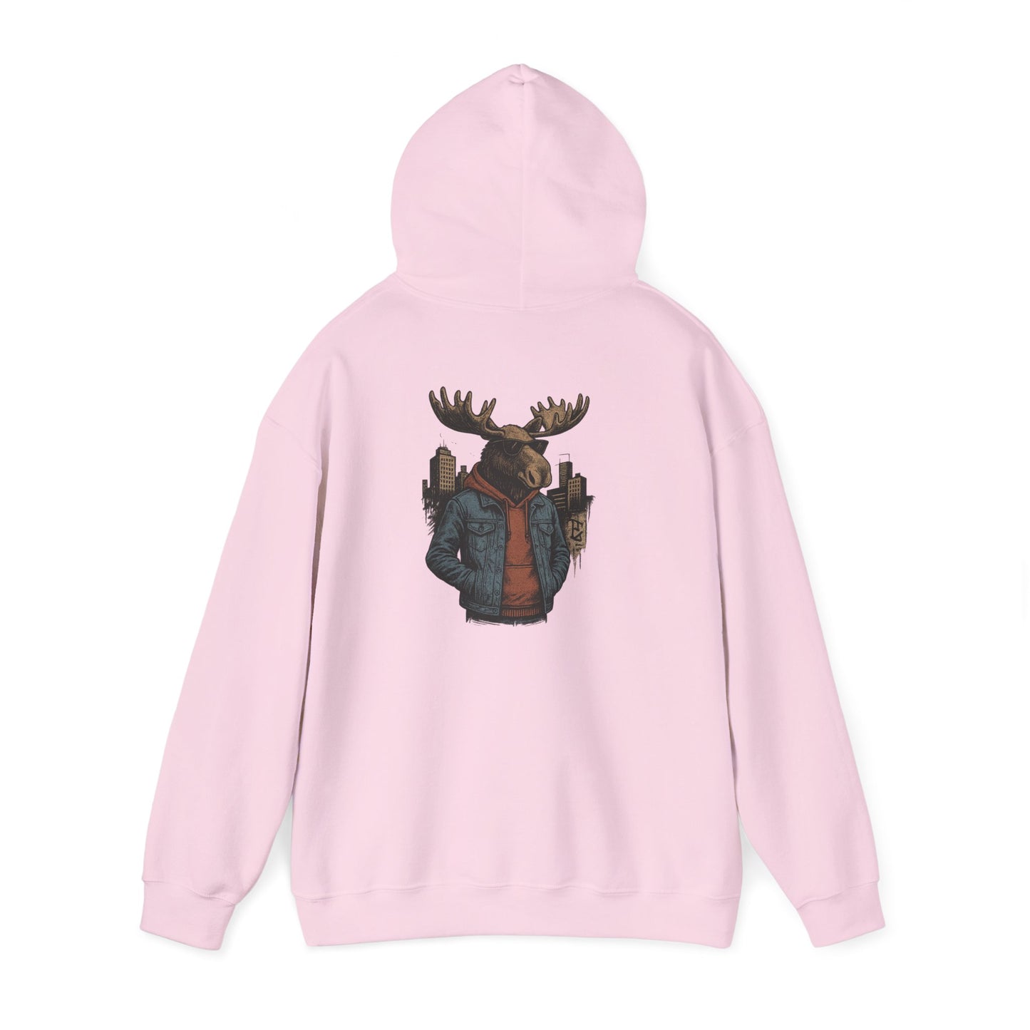Urban Moose Cityscape Hoodie — Urban Moose Graphic Hooded Sweatshirt