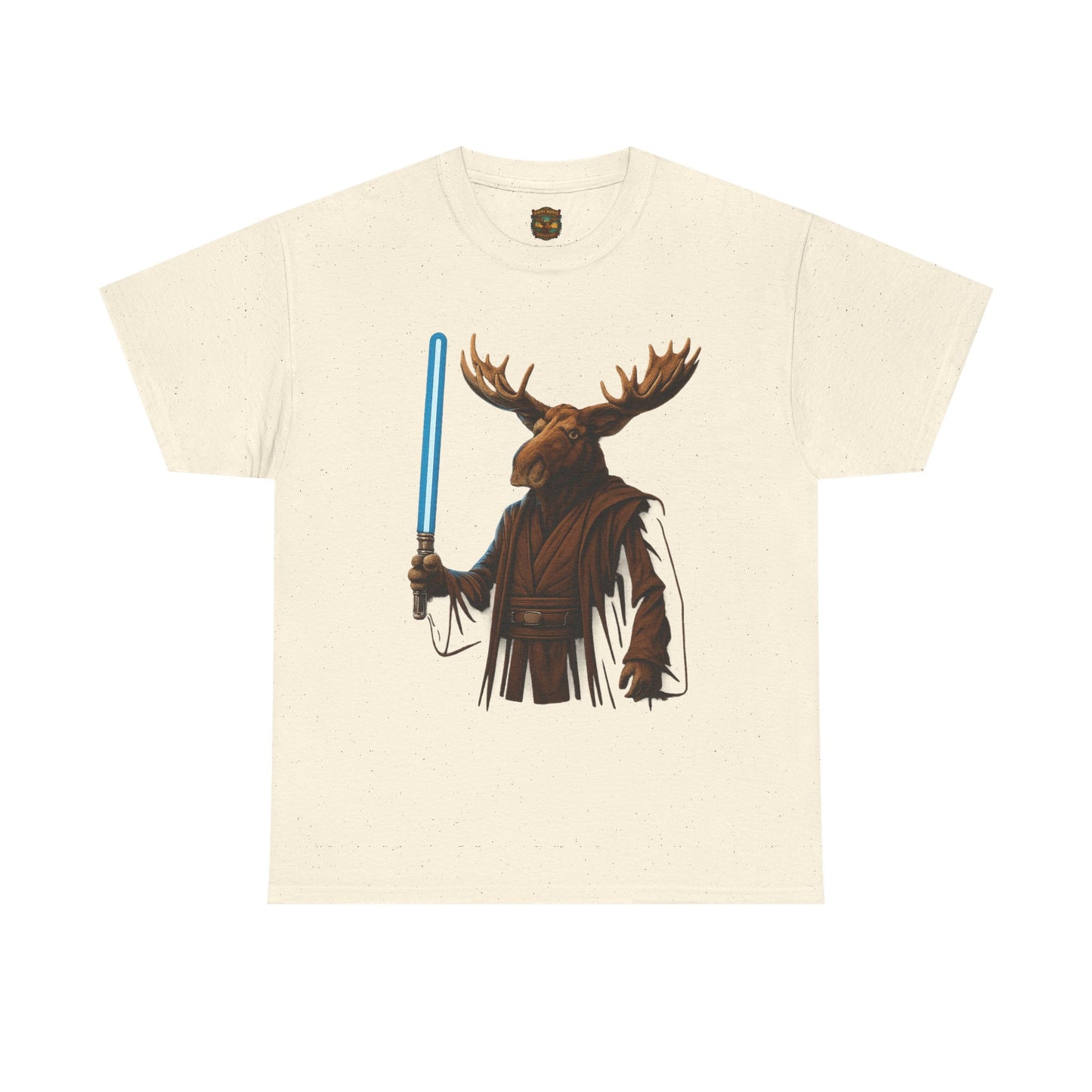 Moose Wars T‑Shirt — Funny Star Wars Inspired Moose with Lightsaber