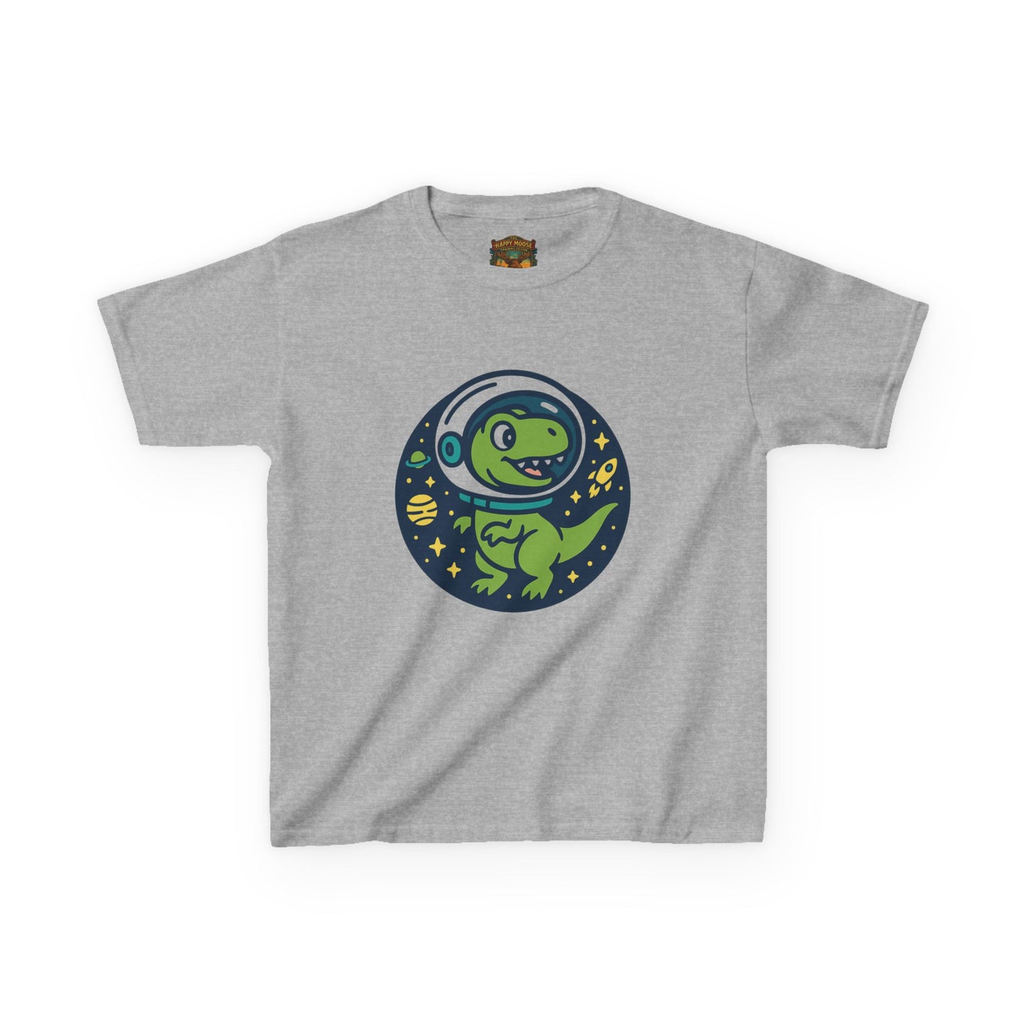 Kids Tee — Space Dino Astronaut Graphic