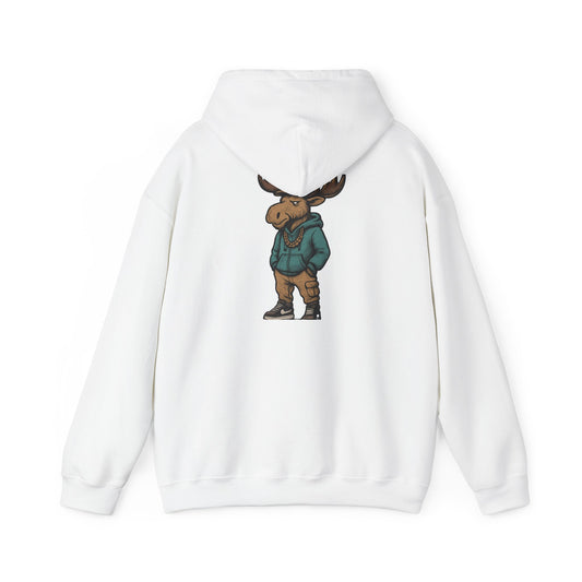 Moose Hoodie — Casual Streetwear Graphic Pullover