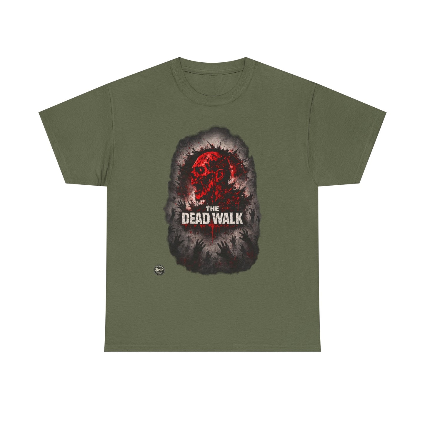 Zombie Graphic Tee — "The Dead Walk" Horror T-Shirt EZ003