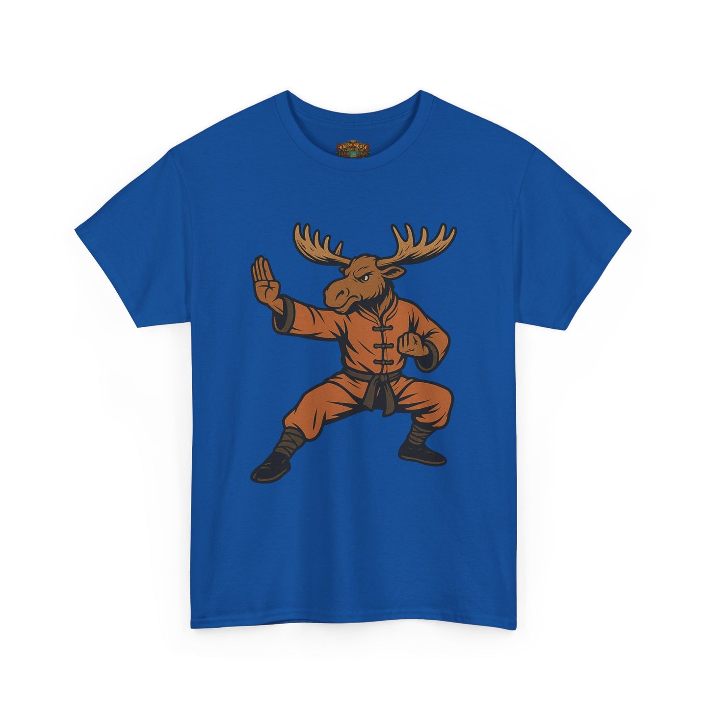 Moose Lee Kung Fu T-Shirt — Martial Arts Moose Graphic Tee