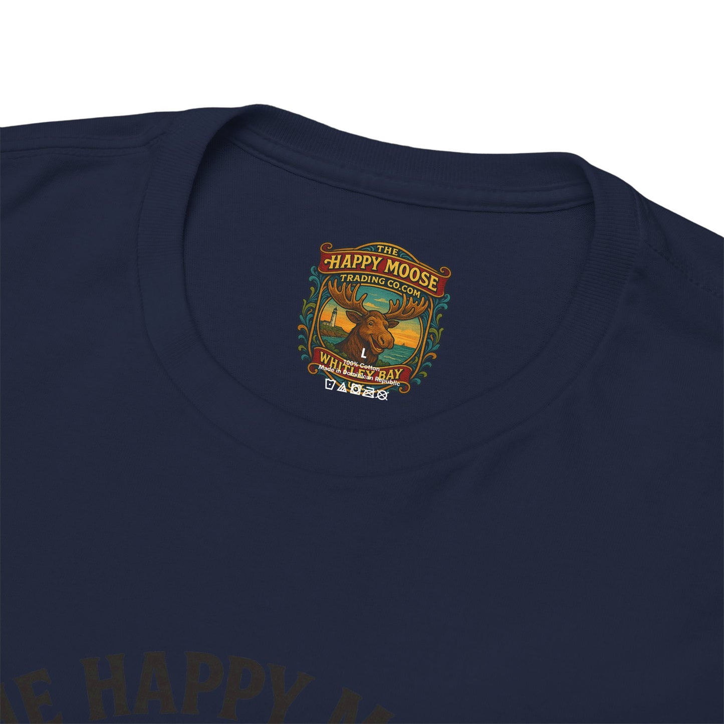Happy Moose Motorcycle Club Route 66 T-Shirt | Moose Biker Tee
