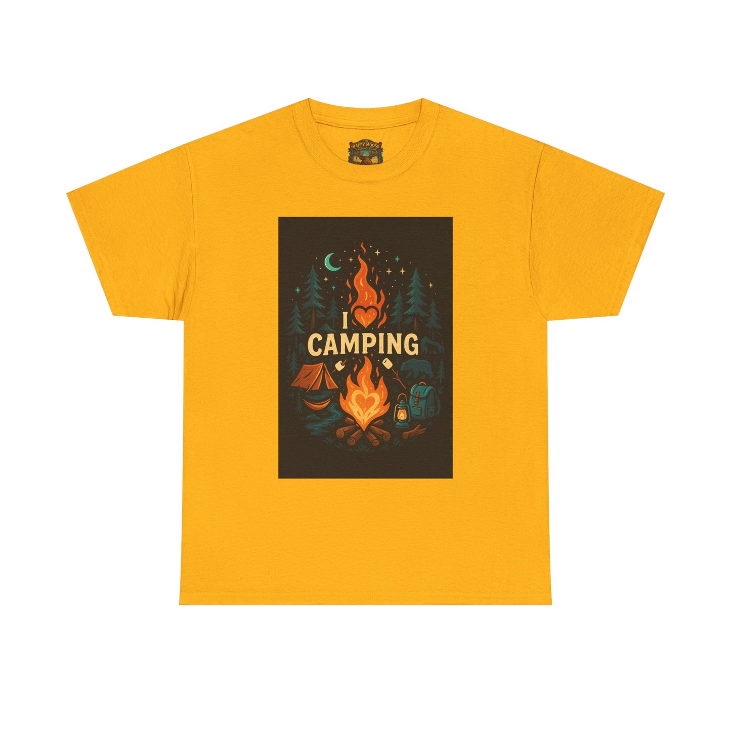 Camping Campfire Graphic Tee | Outdoor Adventure Shirt