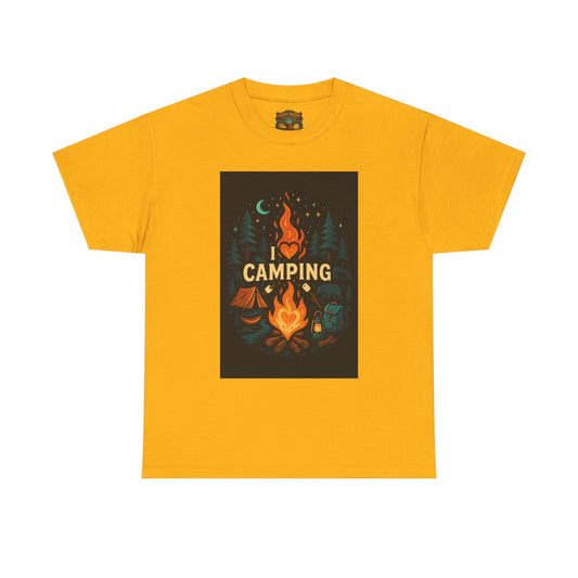 Camping Campfire Graphic Tee | Outdoor Adventure Shirt