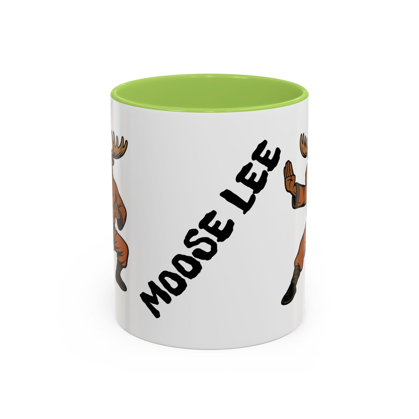 Moose Lee Martial Arts Accent Coffee Mug — Funny Moose Kung Fu 11/15oz