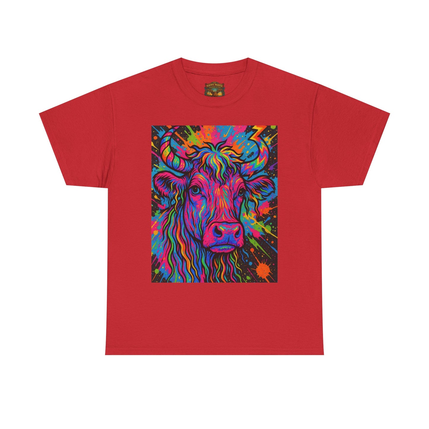 Psychedelic Cow Art Tee
