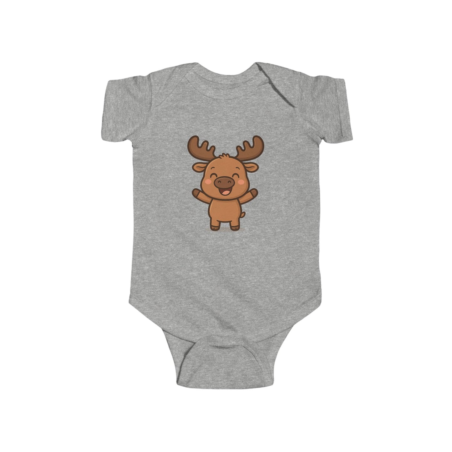 Cute Moose Baby Bodysuit – Adorable Infant Onesie