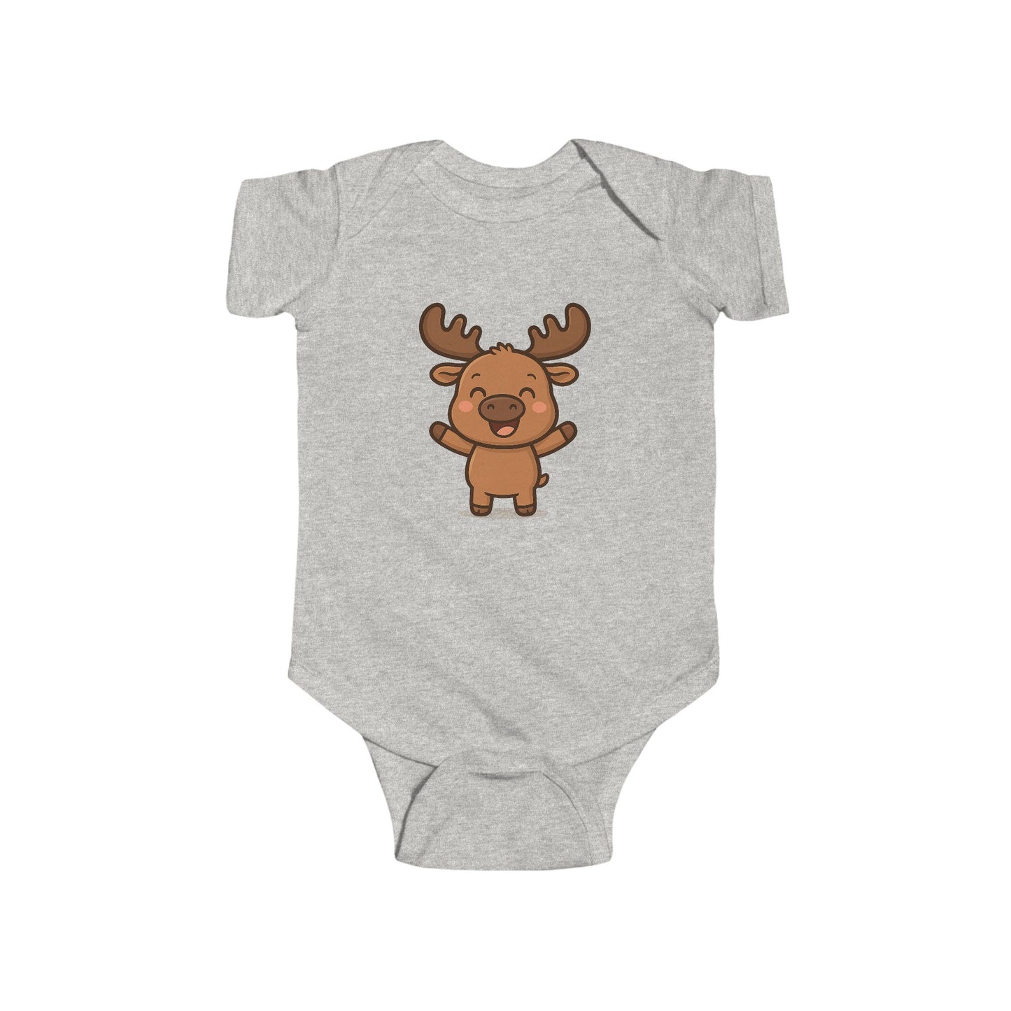 Cute Moose Baby Bodysuit – Adorable Infant Onesie