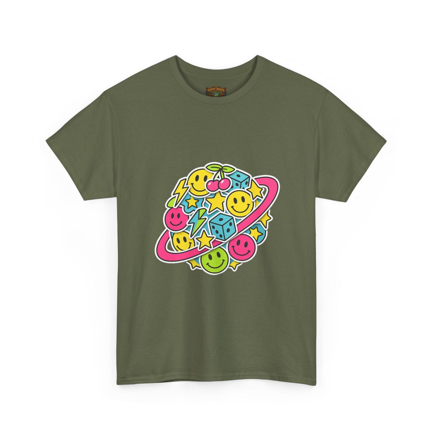 Emoji Planet T-Shirt | Cute Planet Emoji Graphic Tee