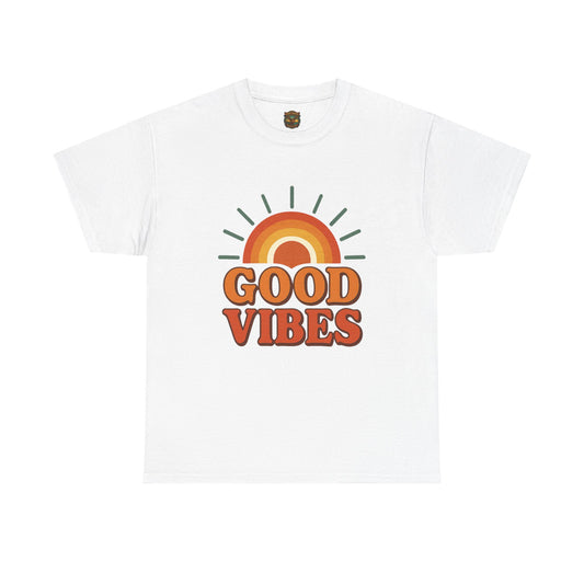 Good Vibes T-Shirt | Positive Typography Tee
