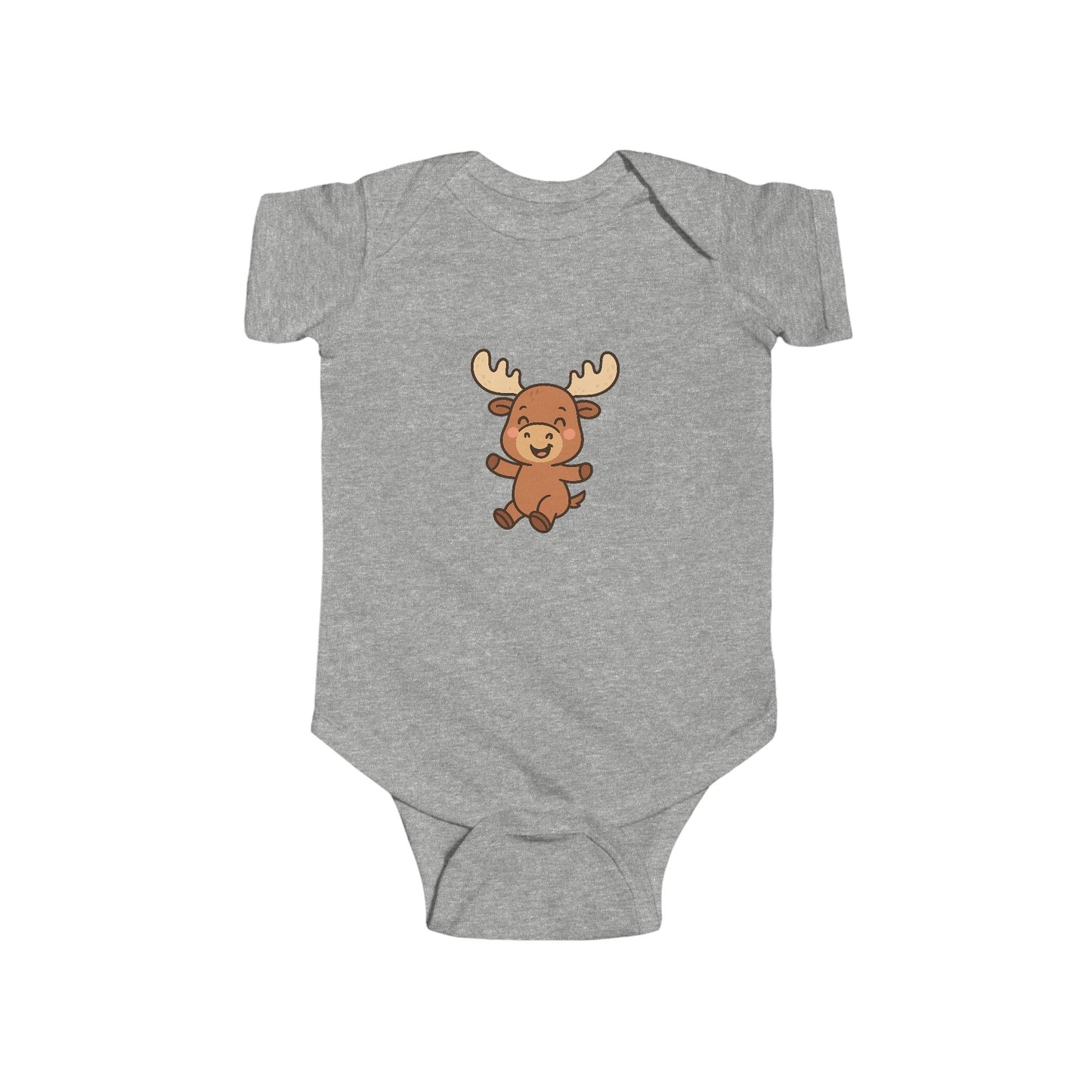 Cute Cartoon Baby Moose Infant Bodysuit — Baby Vest Bodysuit