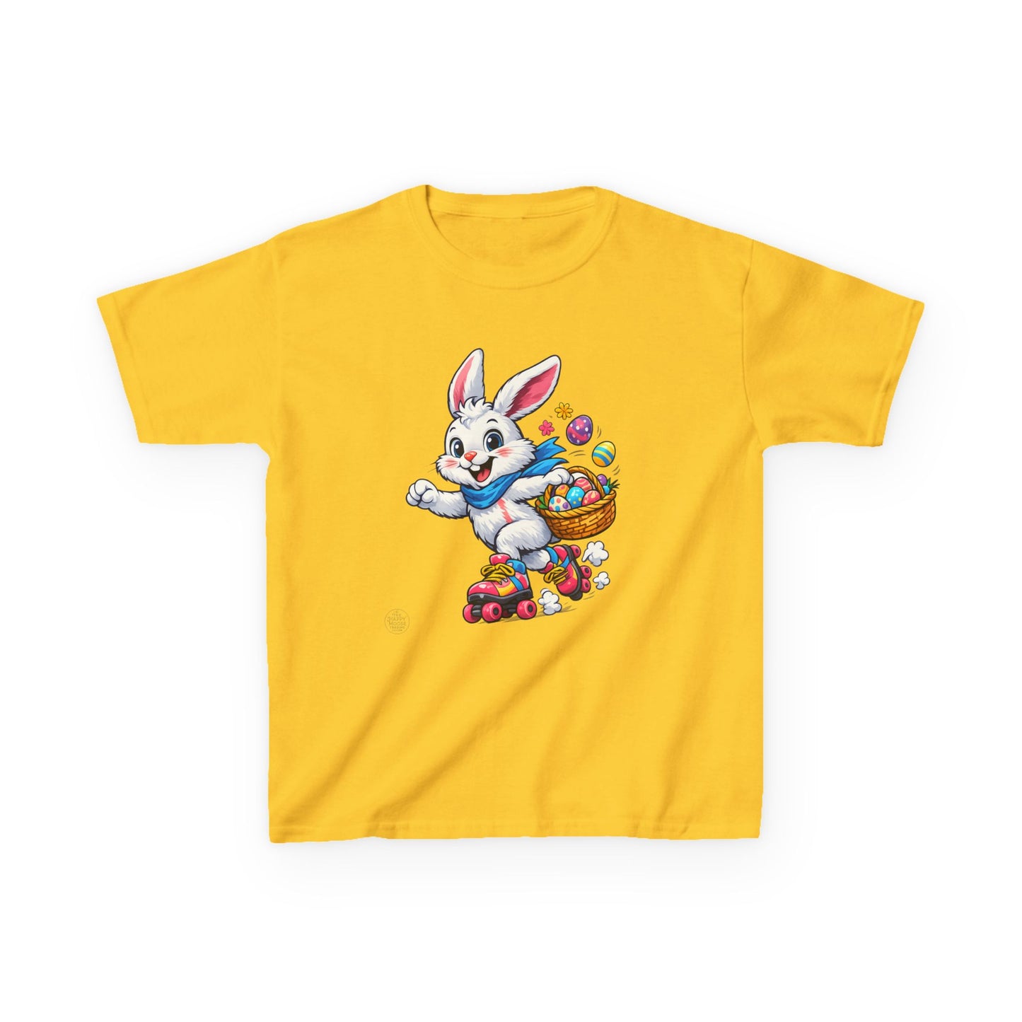 Kids Easter Bunny T-Shirt — Bunny with Easter Eggs Basket