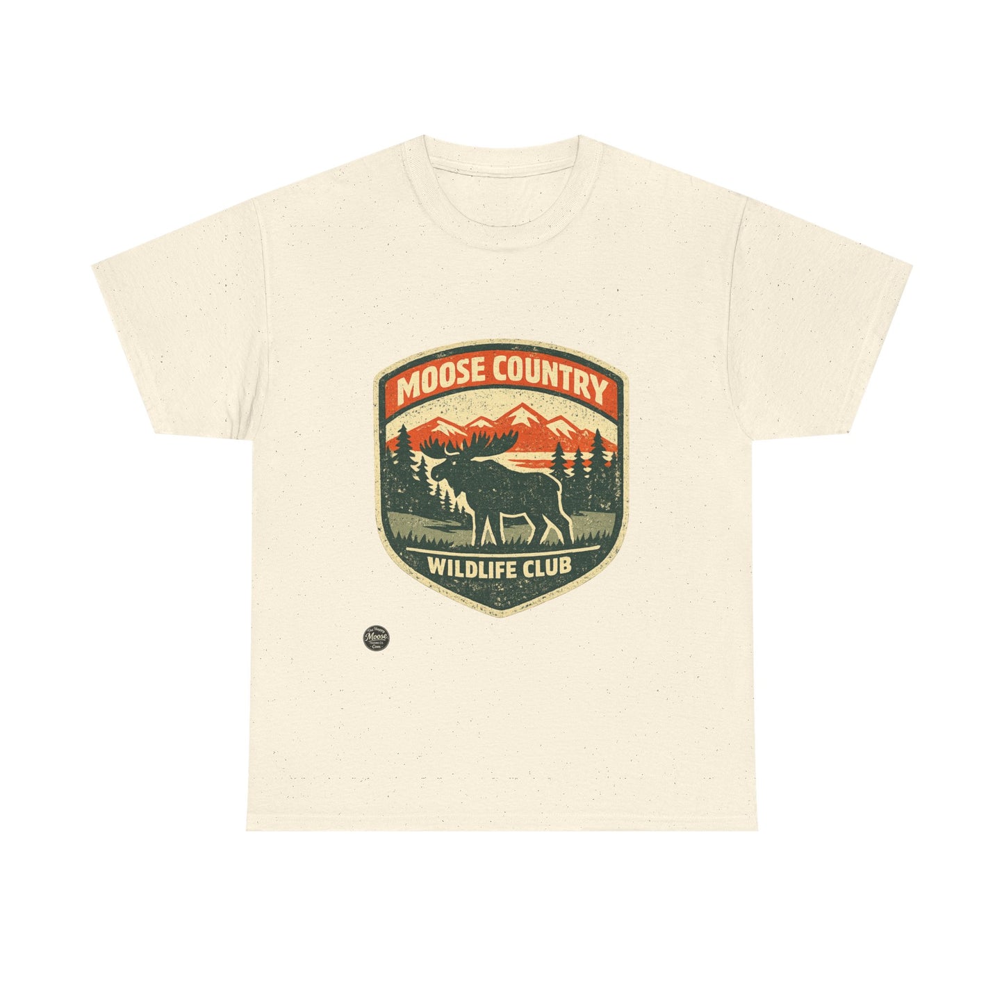 Moose Country Wildlife Club T-Shirt — Outdoor Hunting & Nature Tee