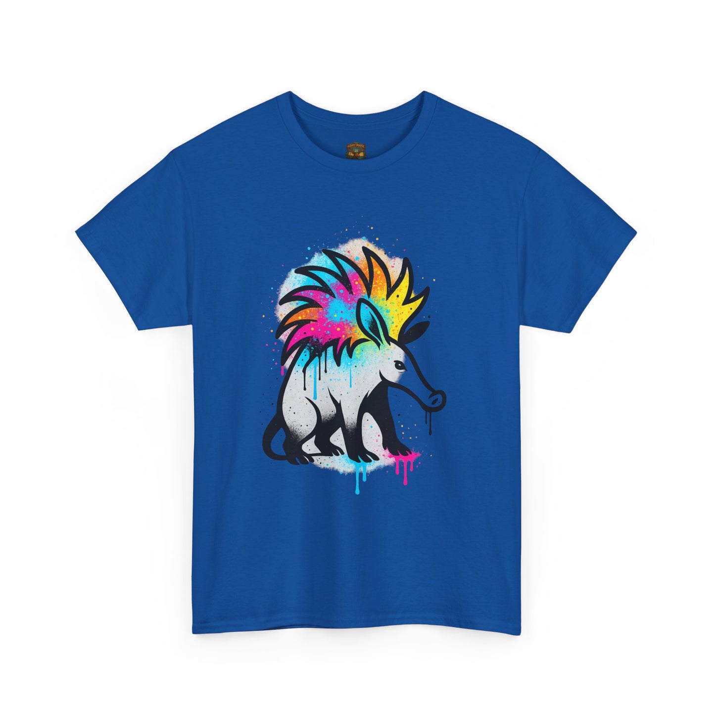 Porcupine Graffiti T-Shirt — Colorful Street Art Animal Tee