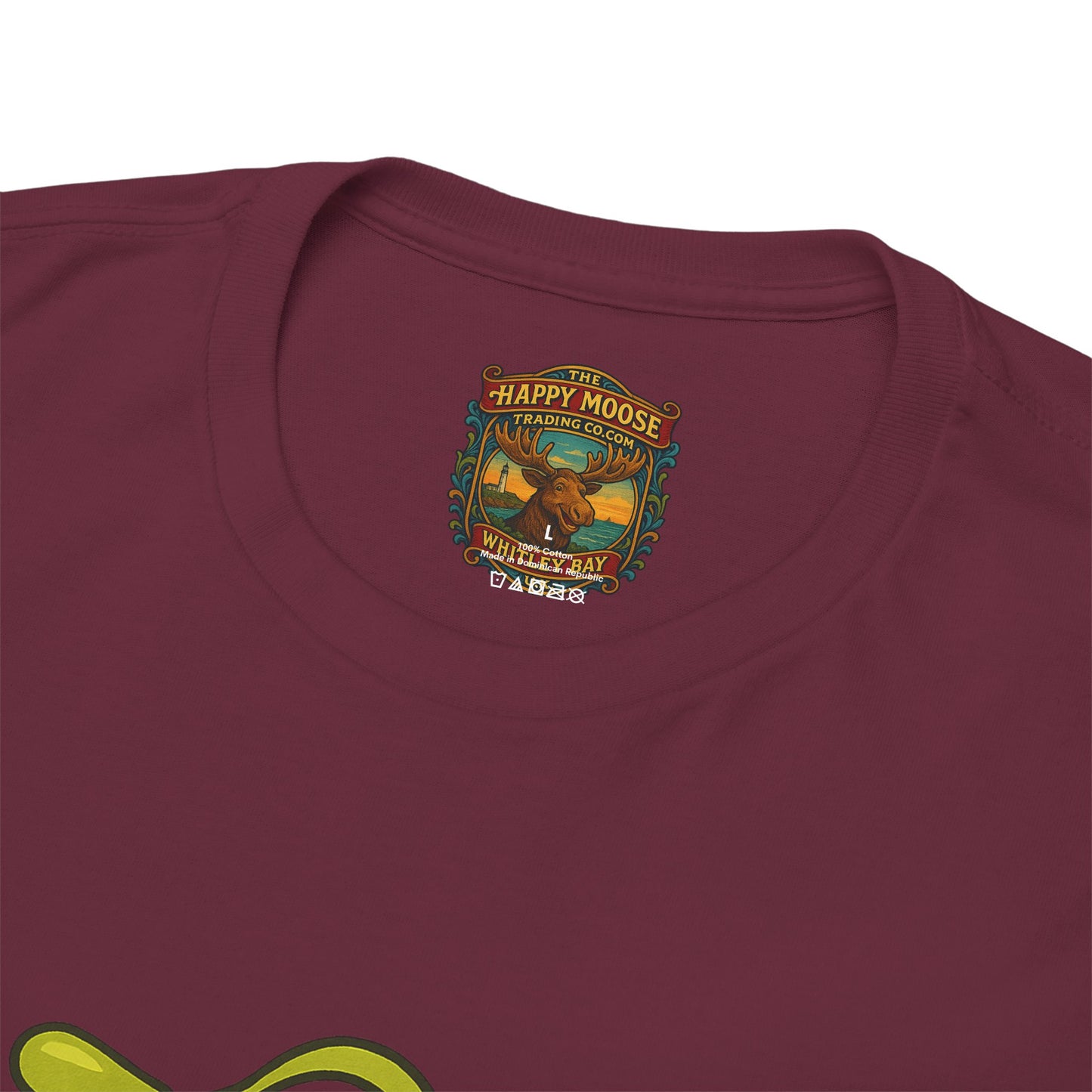 Green Alien Cartoon Tee | Funny Space Monster Illustration B