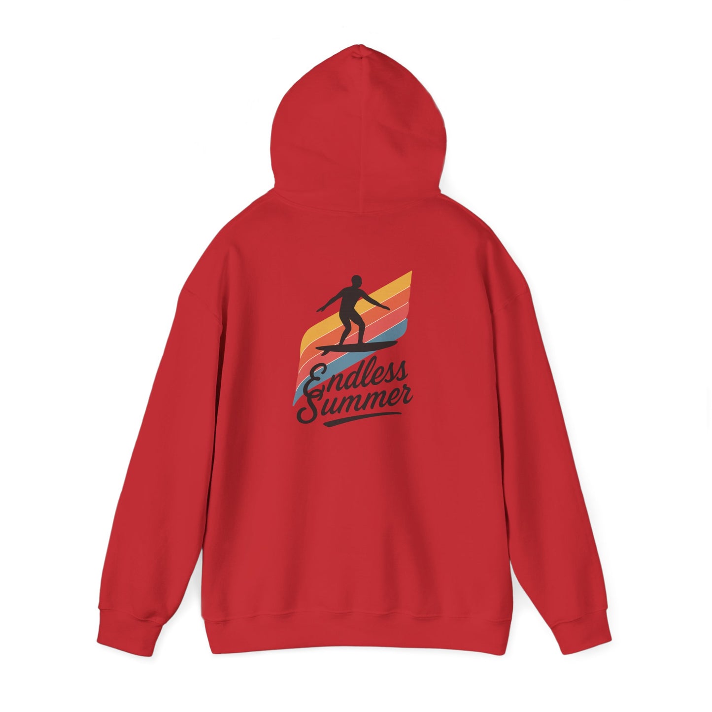 Endless Summer Surf Hoodie — Retro Sunset Skateboard Pullover