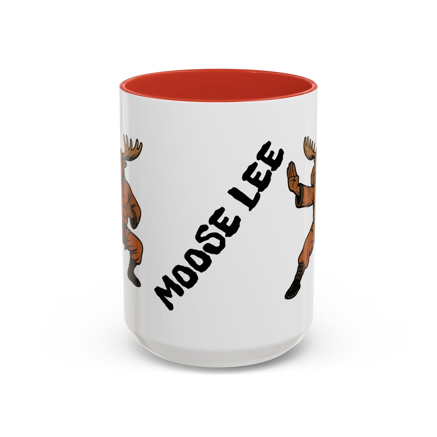 Moose Lee Martial Arts Accent Coffee Mug — Funny Moose Kung Fu 11/15oz