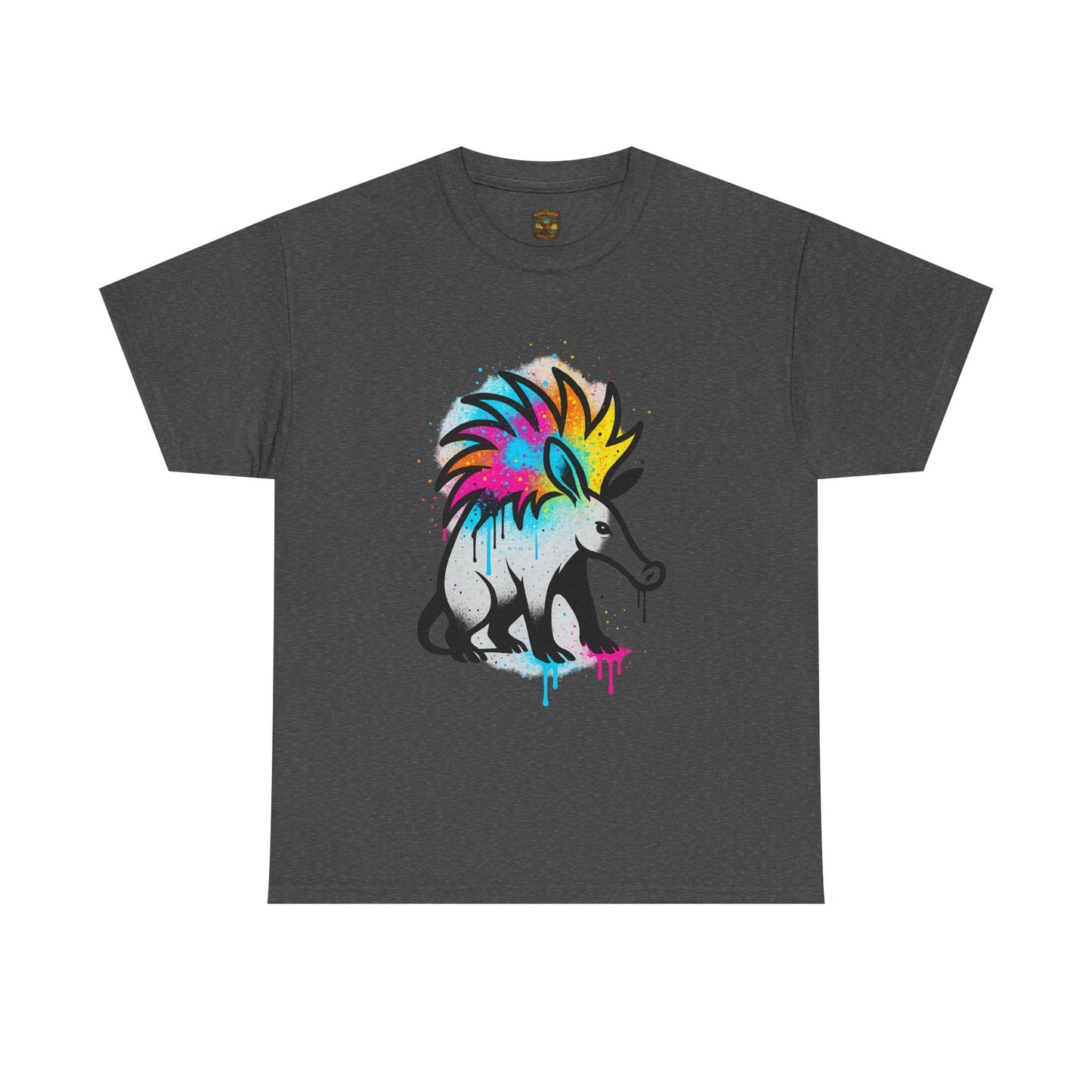 Porcupine Graffiti T-Shirt — Colorful Street Art Animal Tee