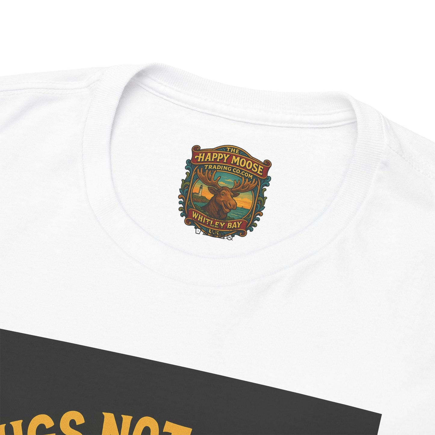 Pugs Not Drugs T-Shirt | Funny Pug Anti-Drug Design