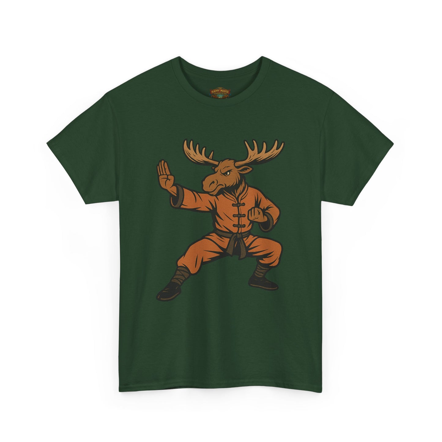 Moose Lee Kung Fu T-Shirt — Martial Arts Moose Graphic Tee