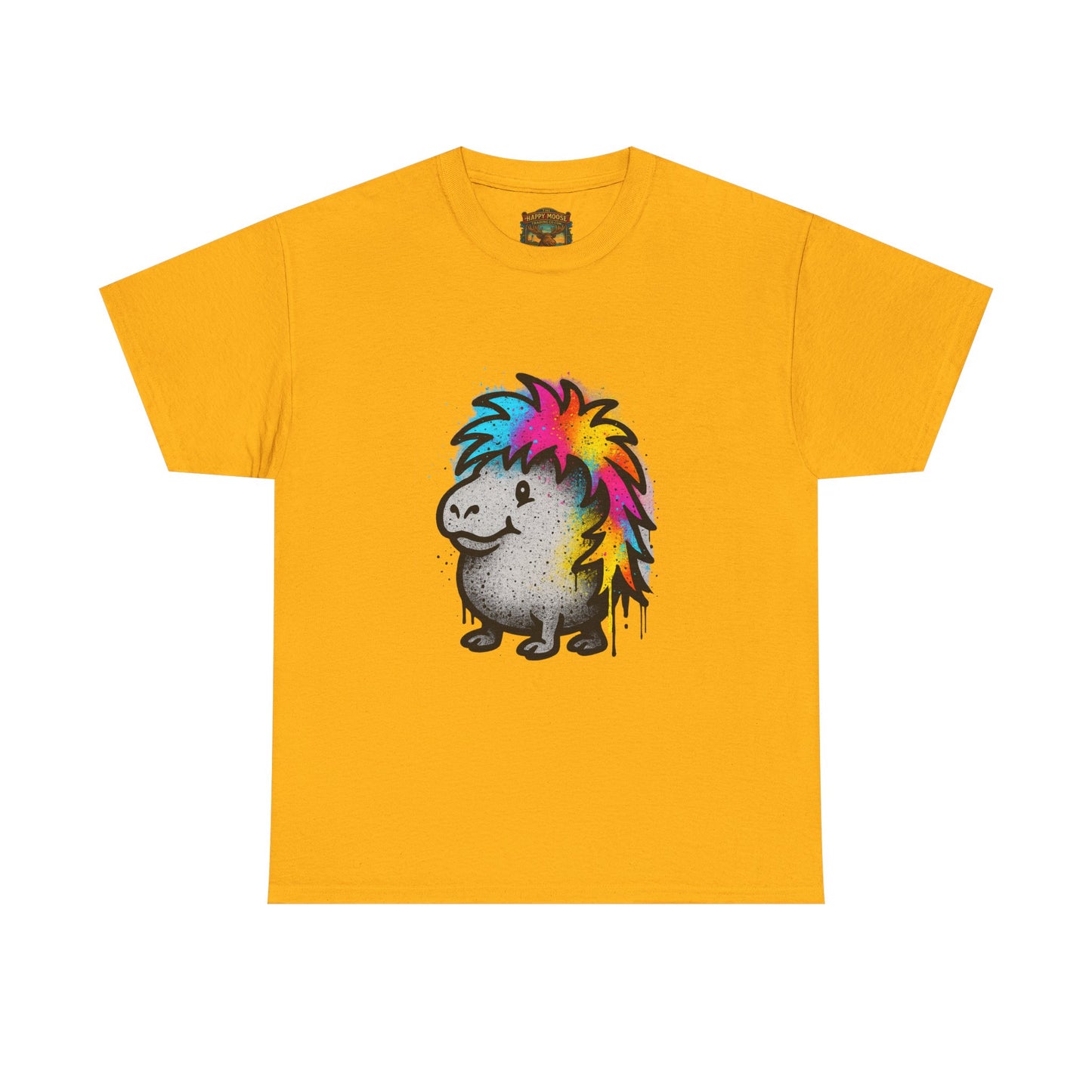 Rainbow Mohawk Quokka T-Shirt — Cute Colorful Quokka Tee