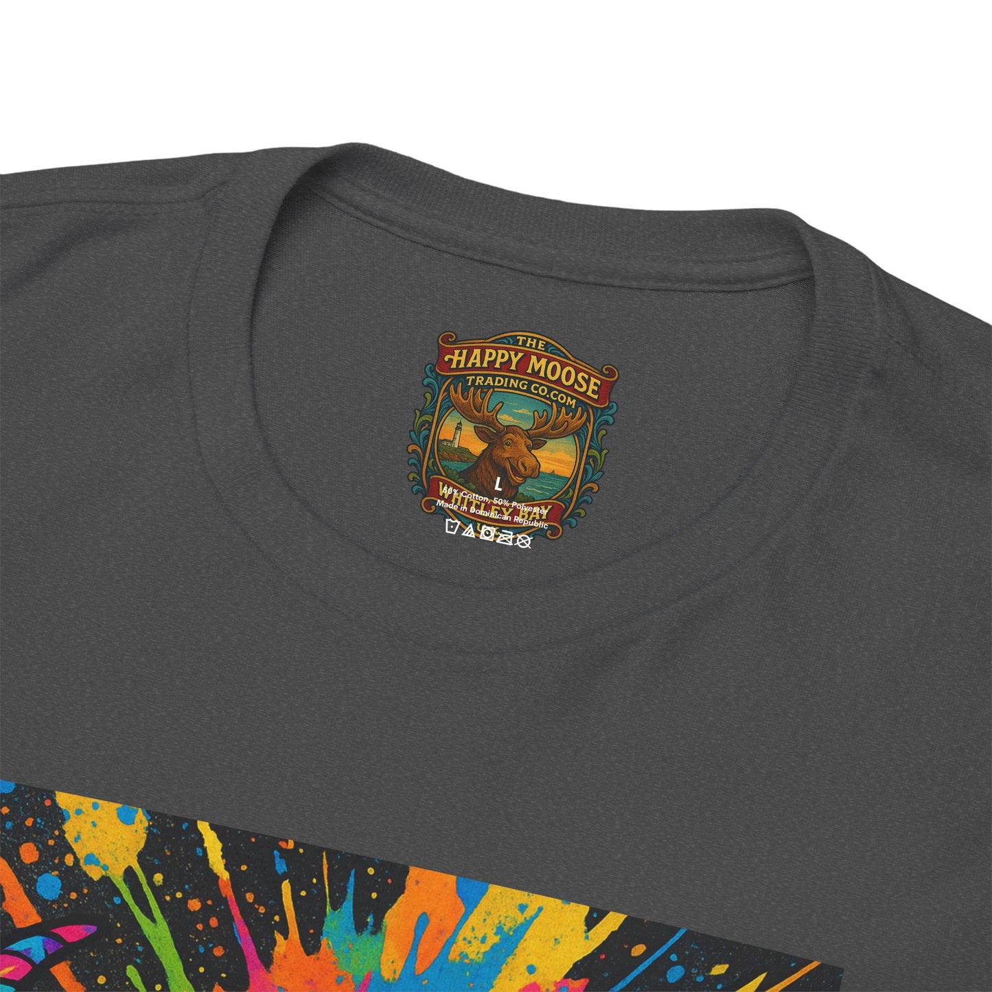 Psychedelic Highland Cow T-Shirt | Retro Rainbow Cow Art 4