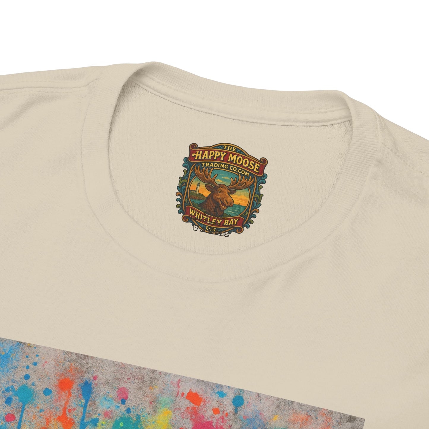 Psychedelic Highland Cow T-Shirt | Retro Rainbow Cow Art 8