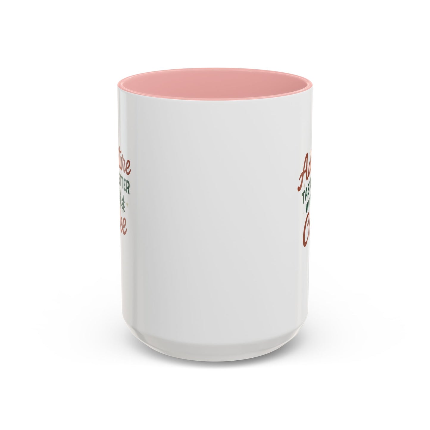 Adventure Tastes Better With Coffee Mug — "Adventure Tastes Better with Coffee" Rustic Outdoor Camper Gift (11/15oz)